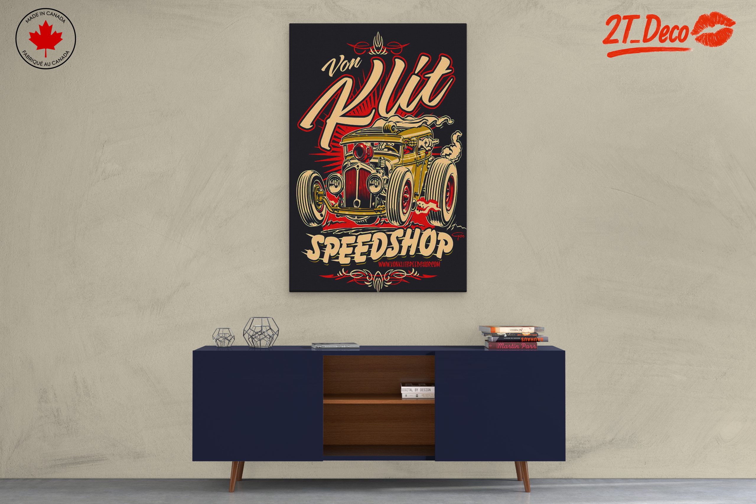 Vintage Hot Rod Car Design - Image 3