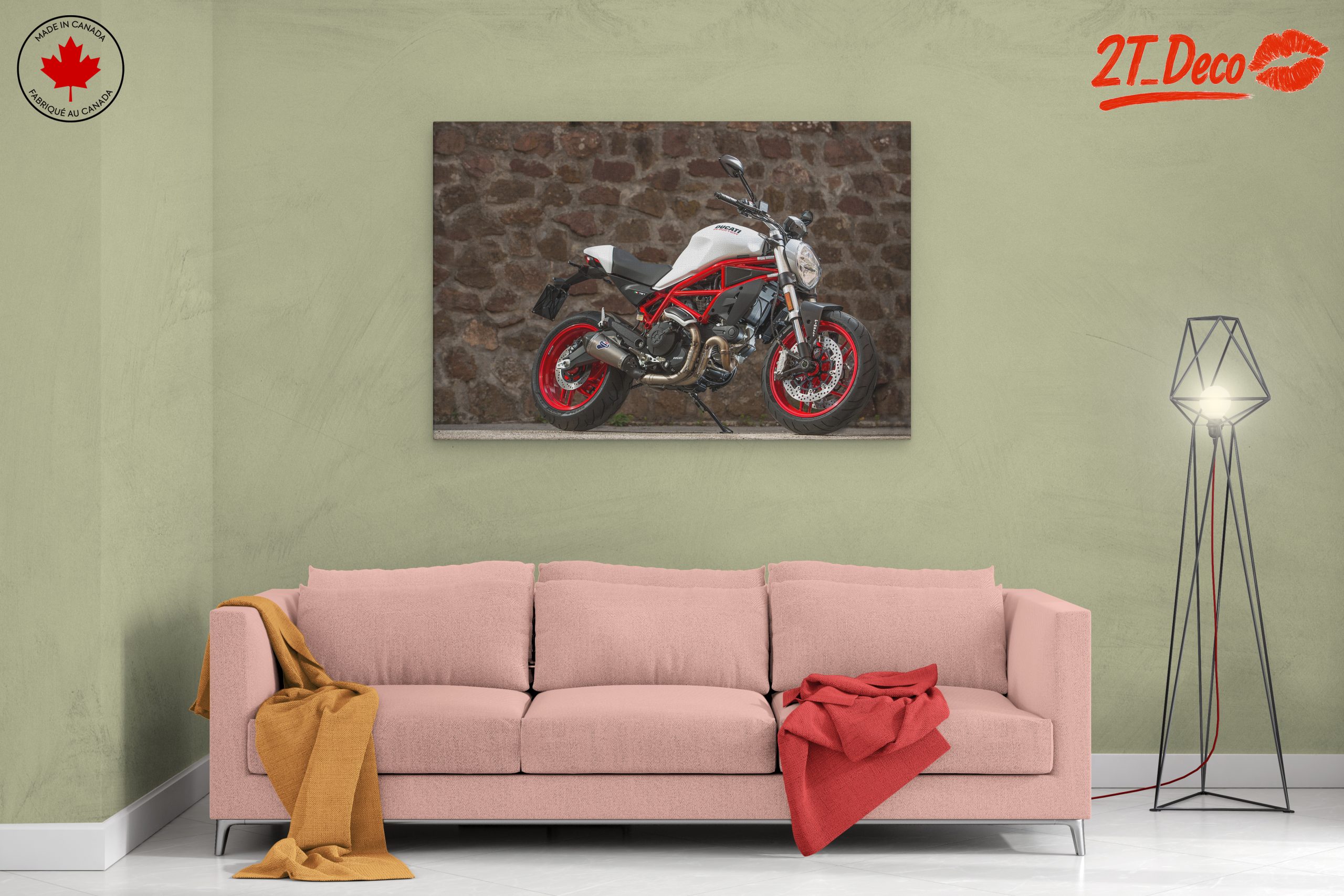 Ducati Motorcycle on Display - Image 2