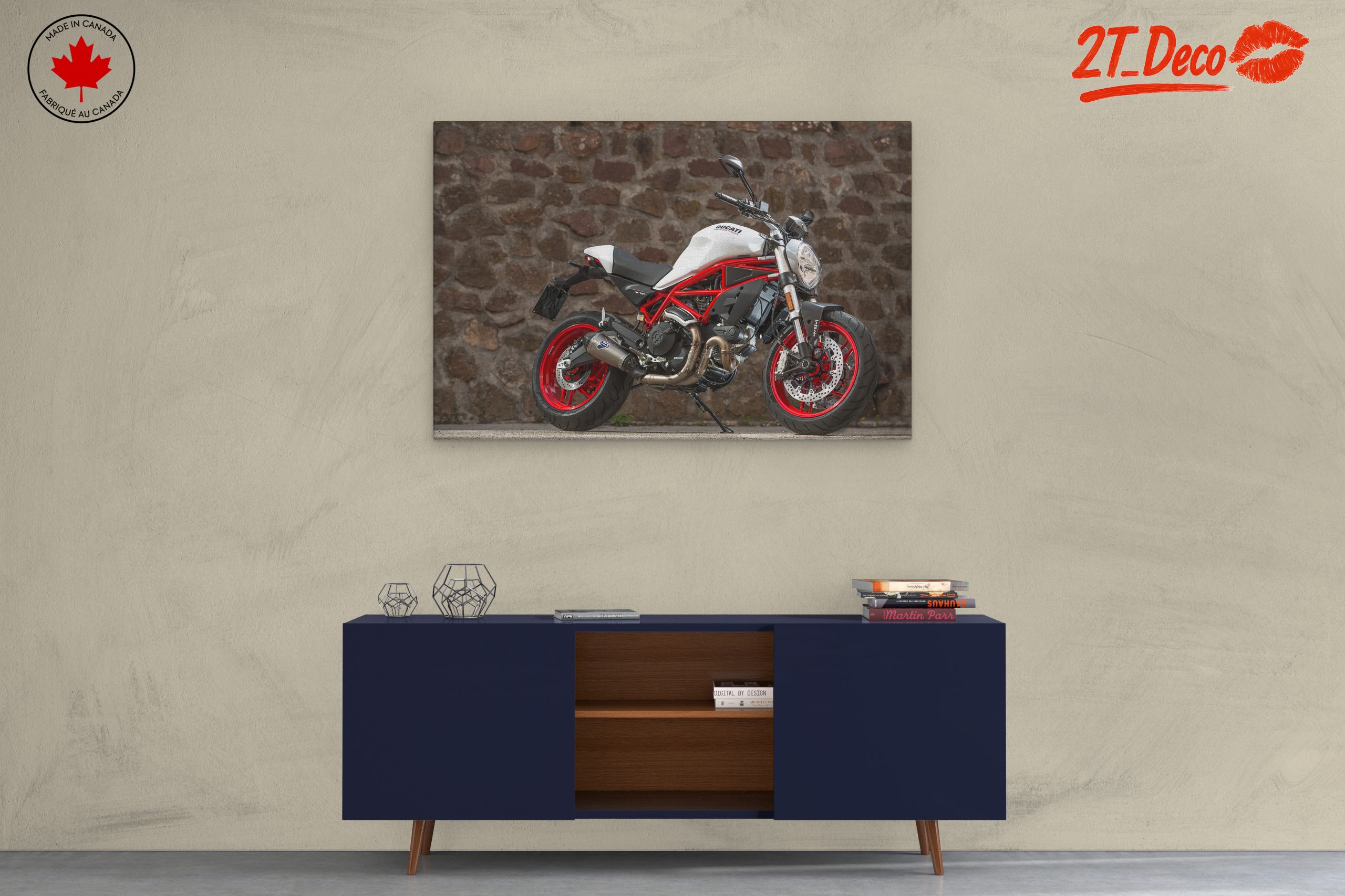 Ducati Motorcycle on Display - Image 3