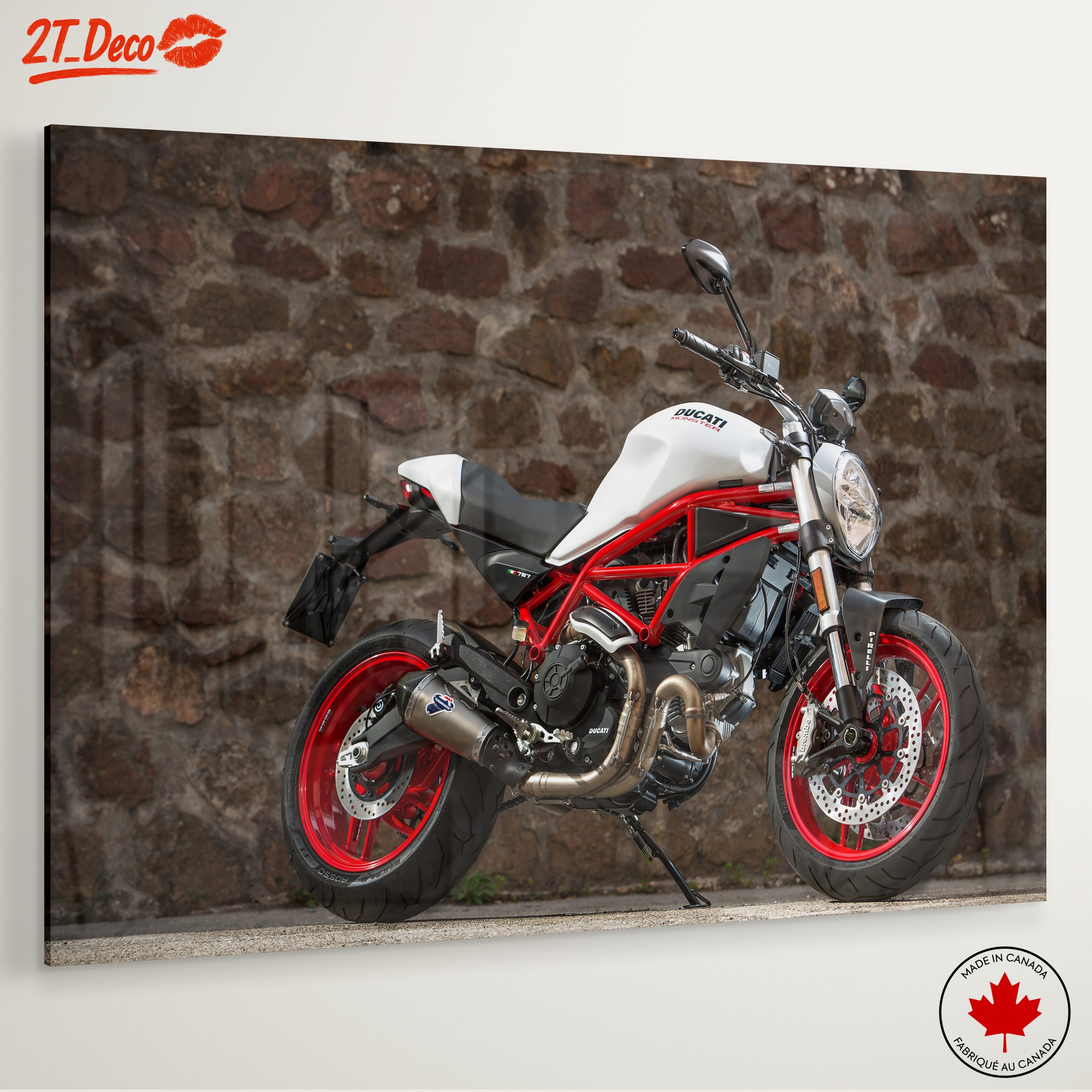 Ducati Motorcycle on Display - Image 6