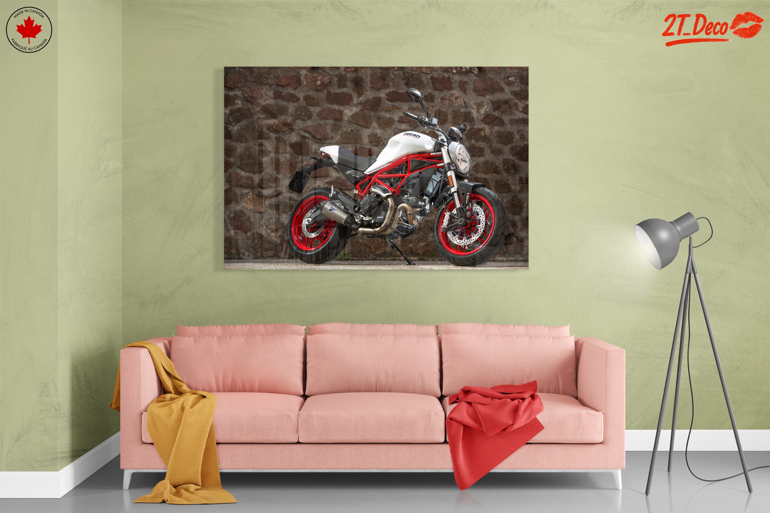 Ducati Motorcycle on Display - Image 7