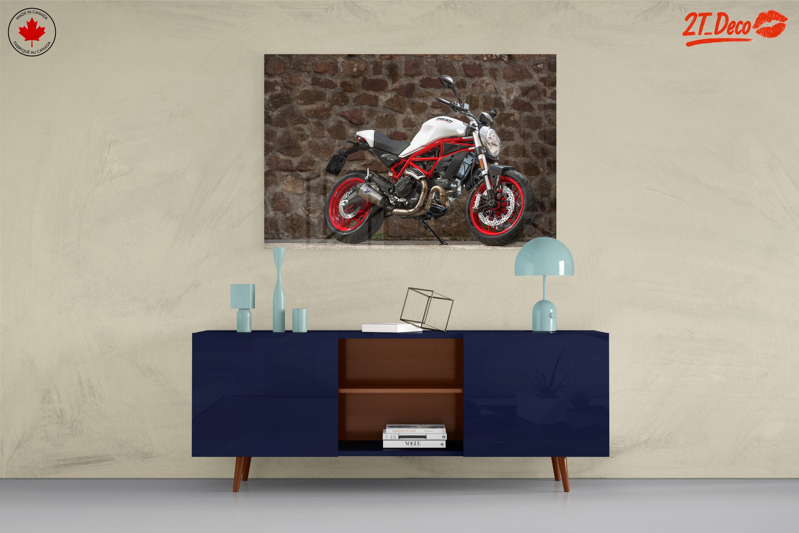 Ducati Motorcycle on Display - Image 8
