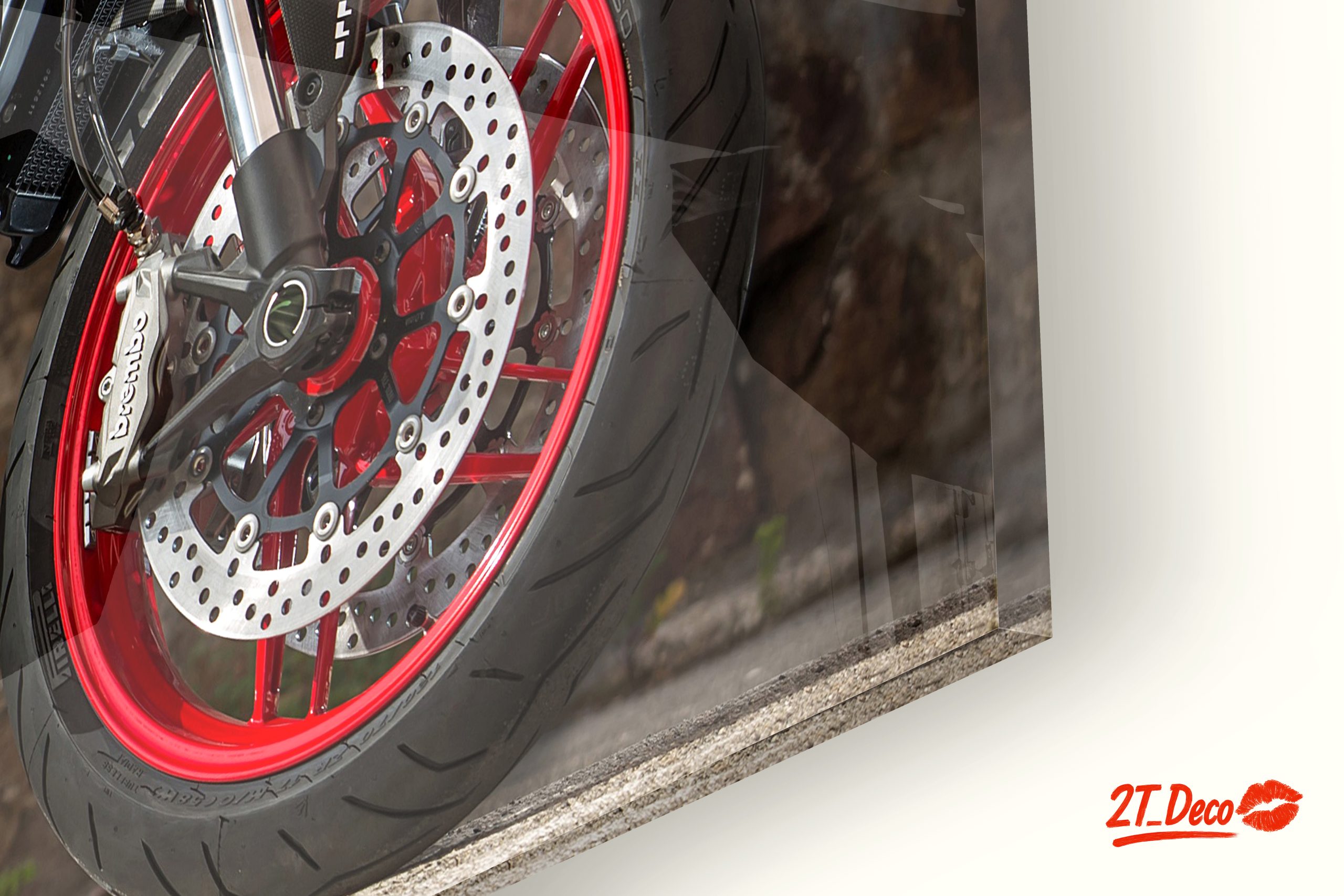 Ducati Motorcycle on Display - Image 9