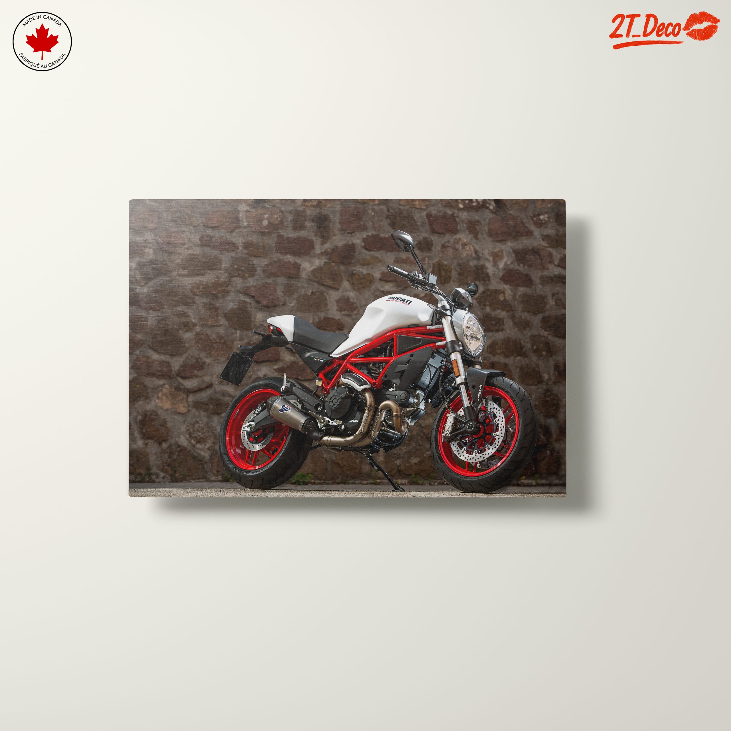 Ducati Motorcycle on Display - Image 10