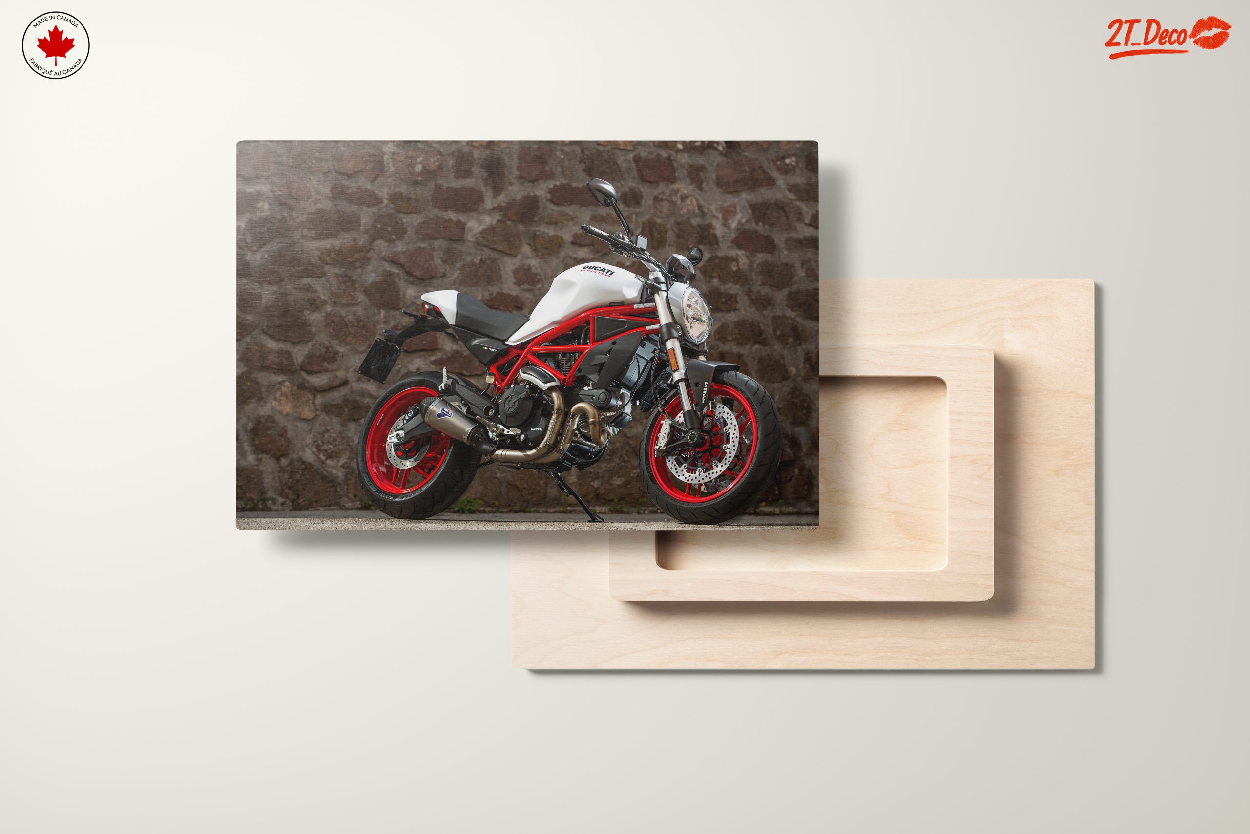 Ducati Motorcycle on Display - Image 11