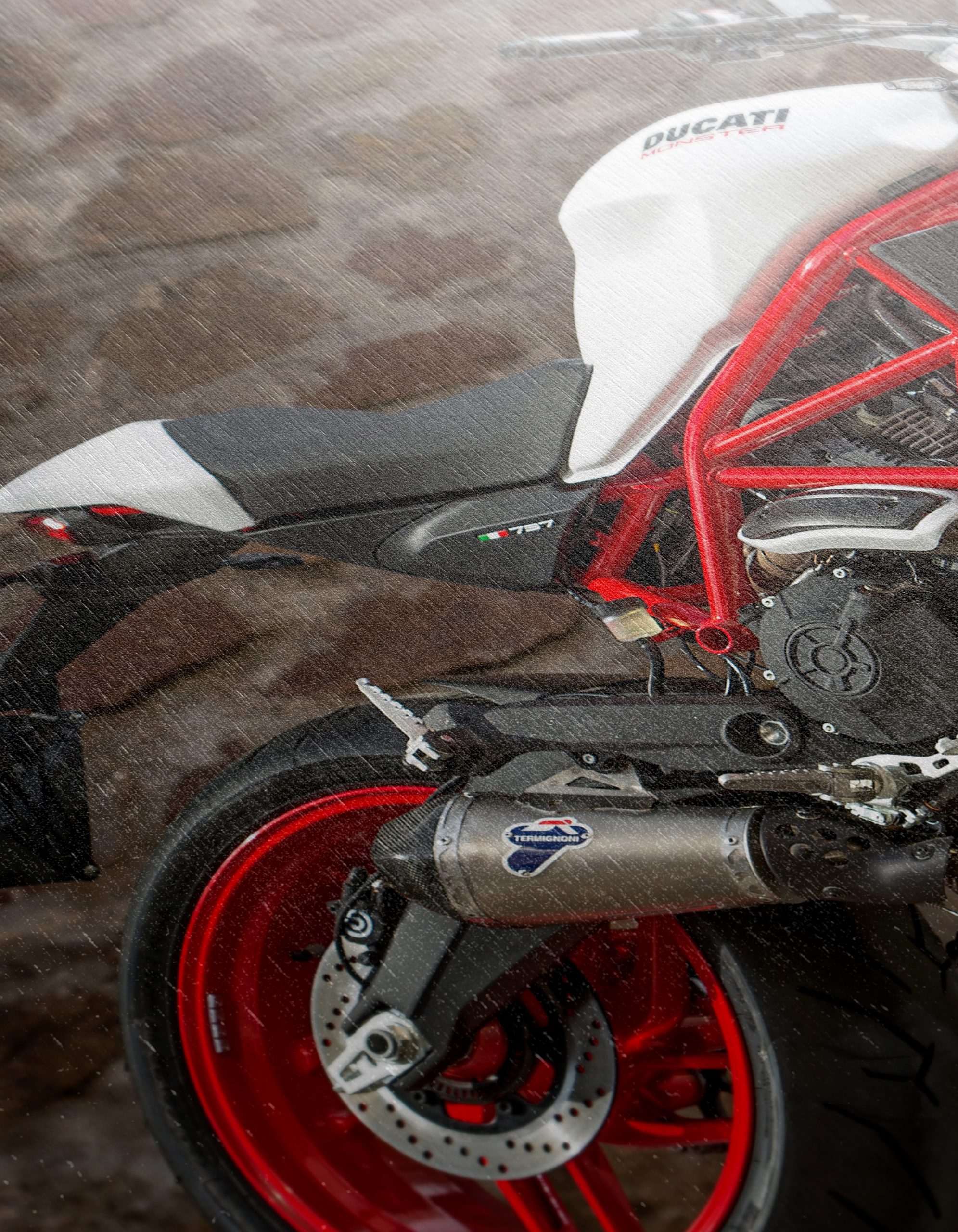 Ducati Motorcycle on Display - Image 12