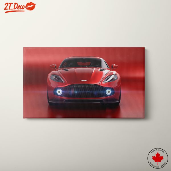 Red Classic Car Art