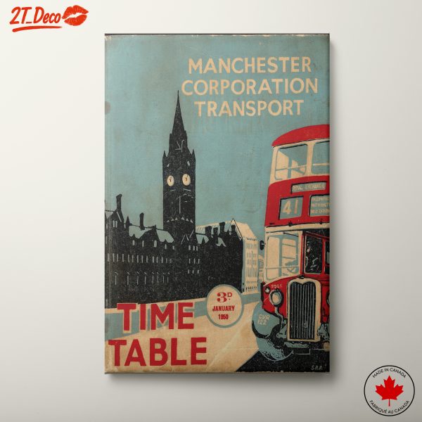 Vintage Manchester Transport Artwork