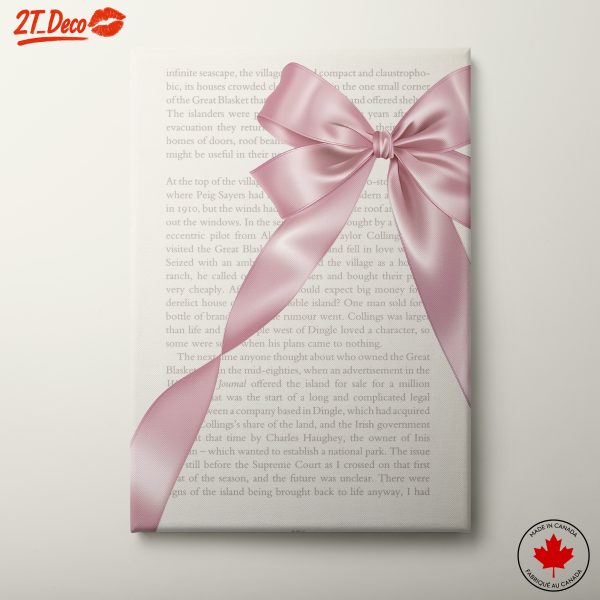 Elegant Floral Bow Art