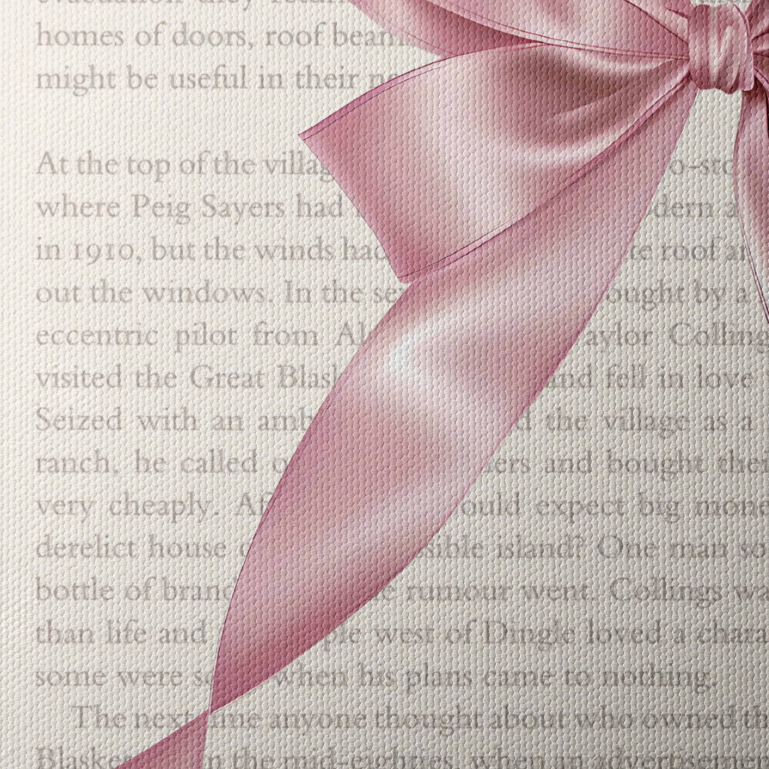 Elegant Floral Bow Art - Image 4