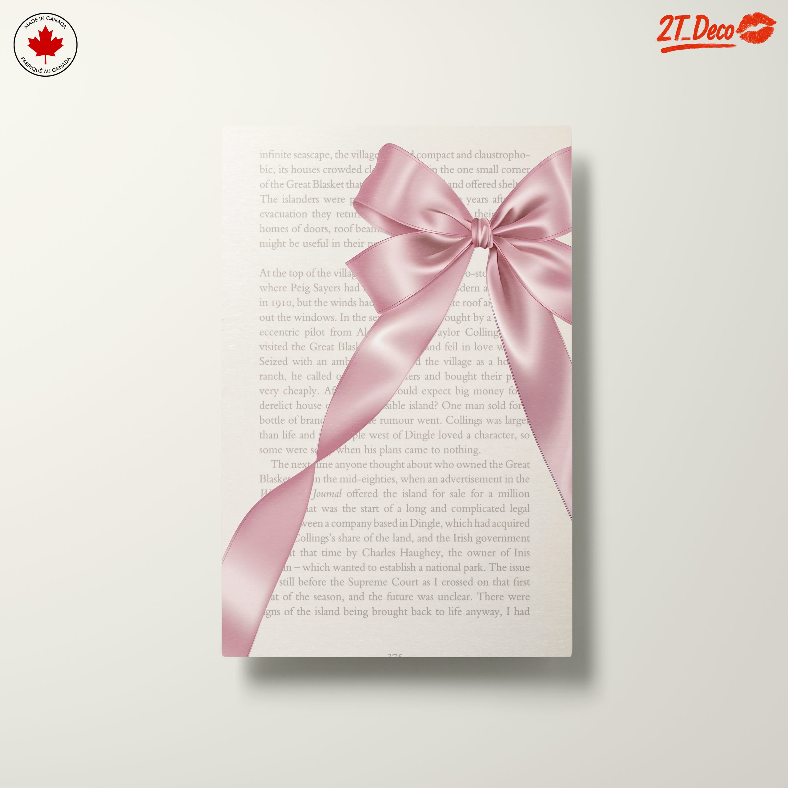 Elegant Floral Bow Art - Image 10