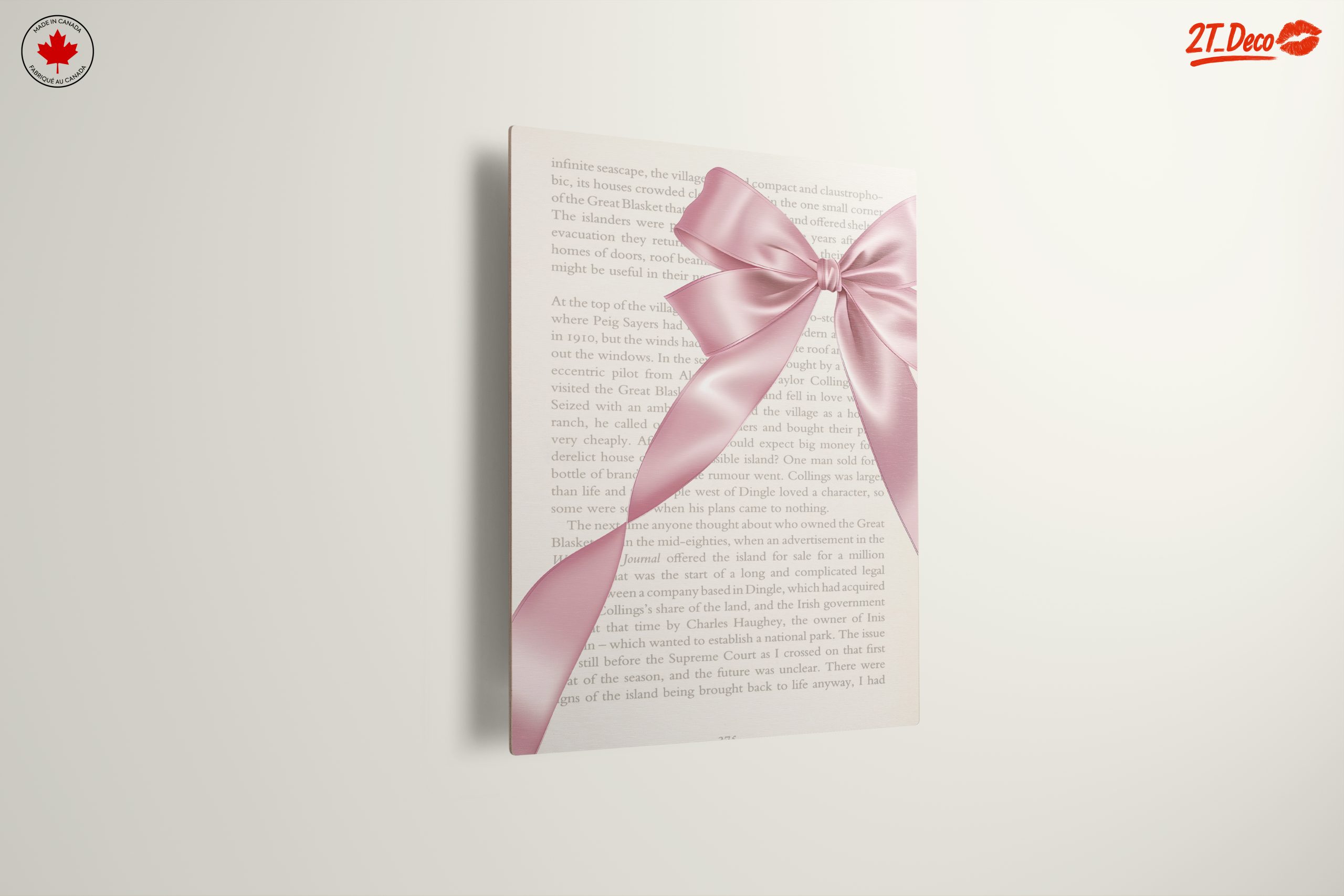 Elegant Floral Bow Art - Image 13