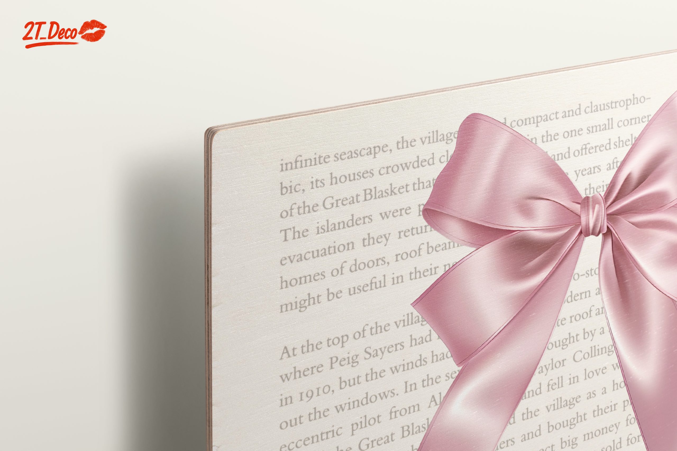 Elegant Floral Bow Art - Image 15