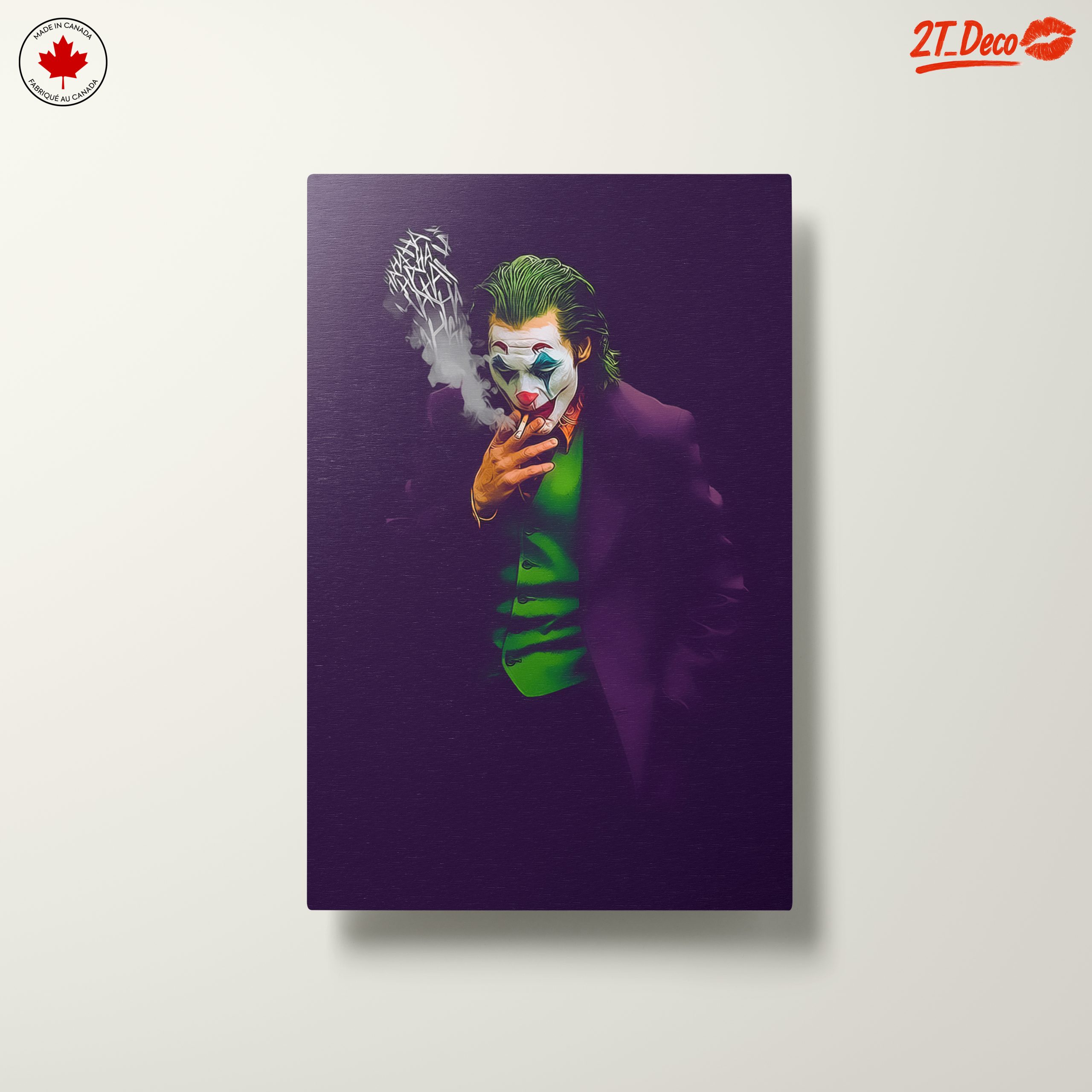 Stylized Joker Art with Smoke - Image 10