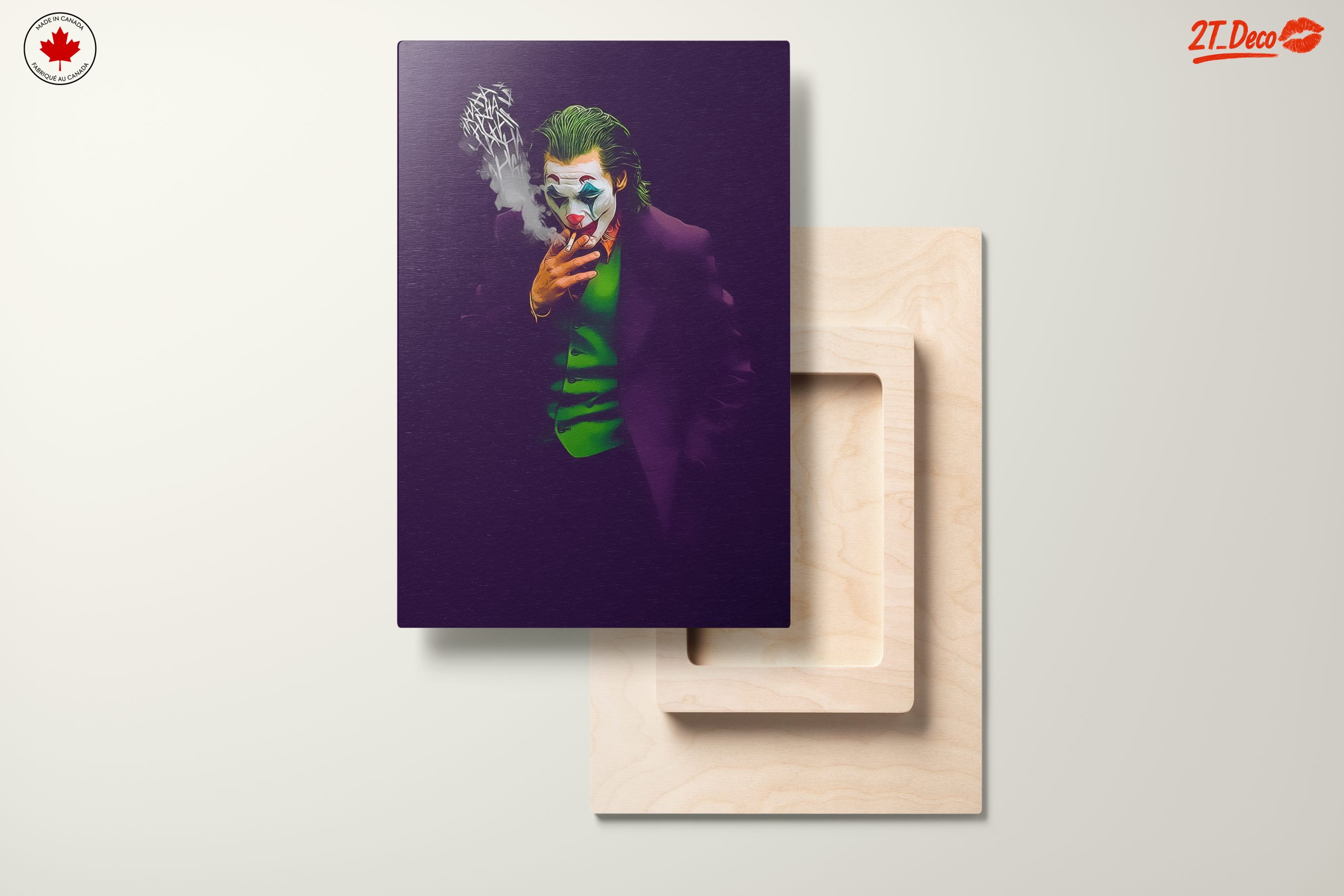 Stylized Joker Art with Smoke - Image 11