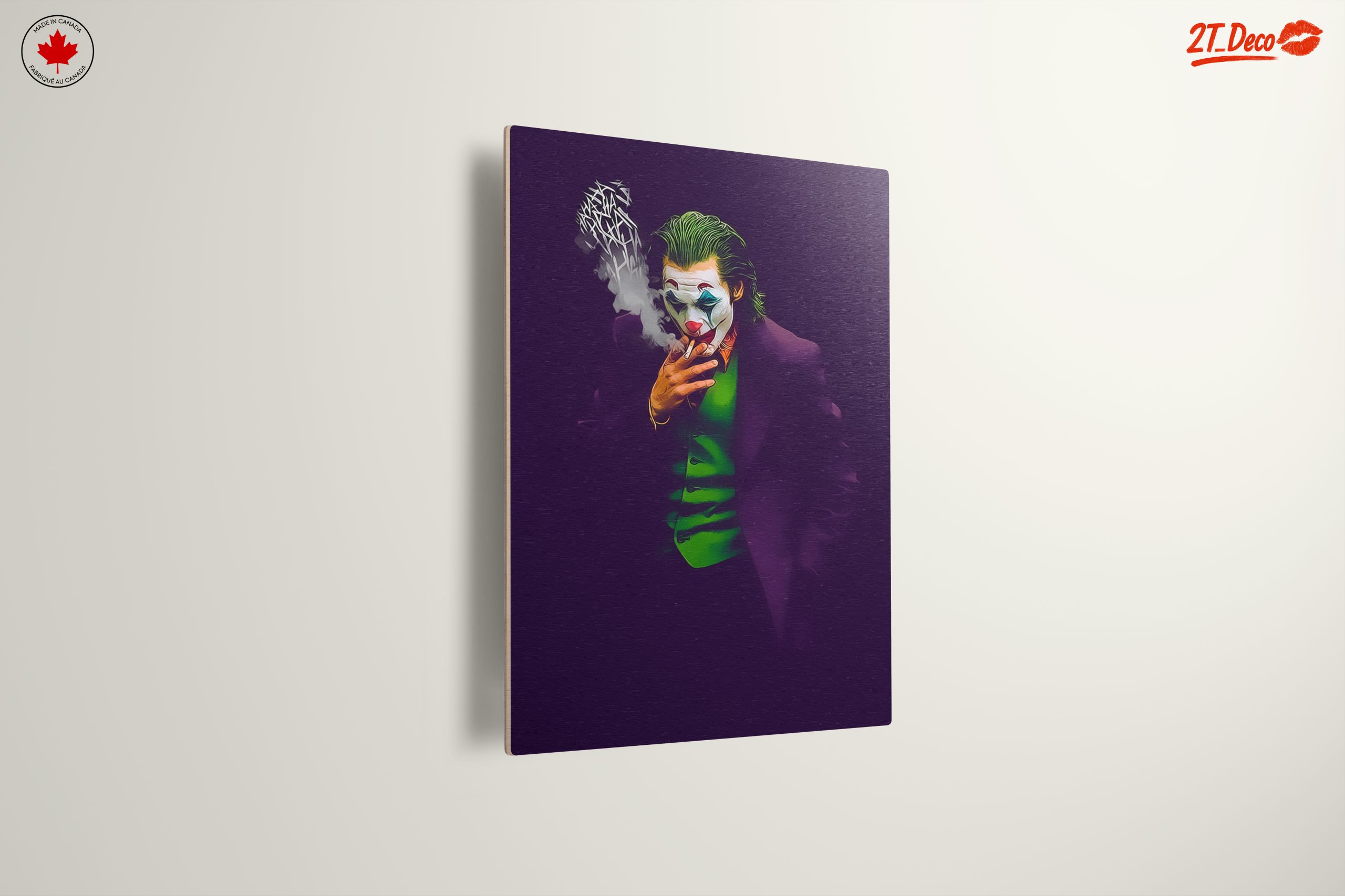 Stylized Joker Art with Smoke - Image 13