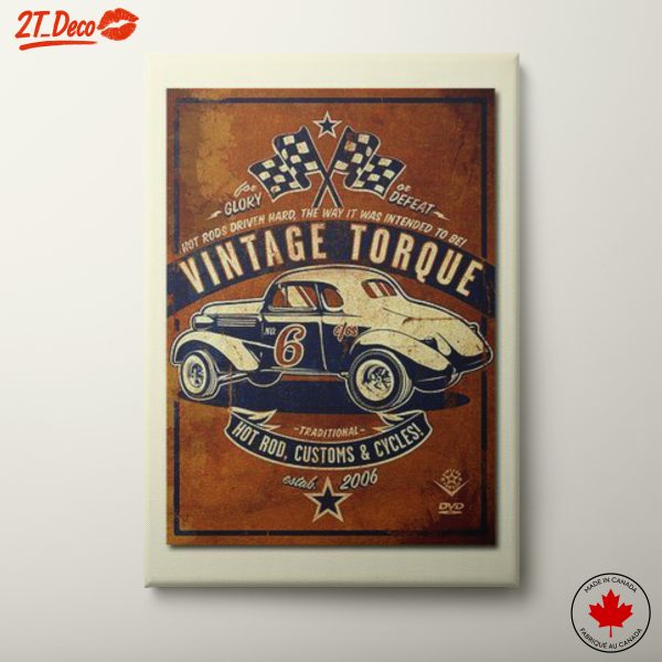 Vintage Torque Hot Rod Art