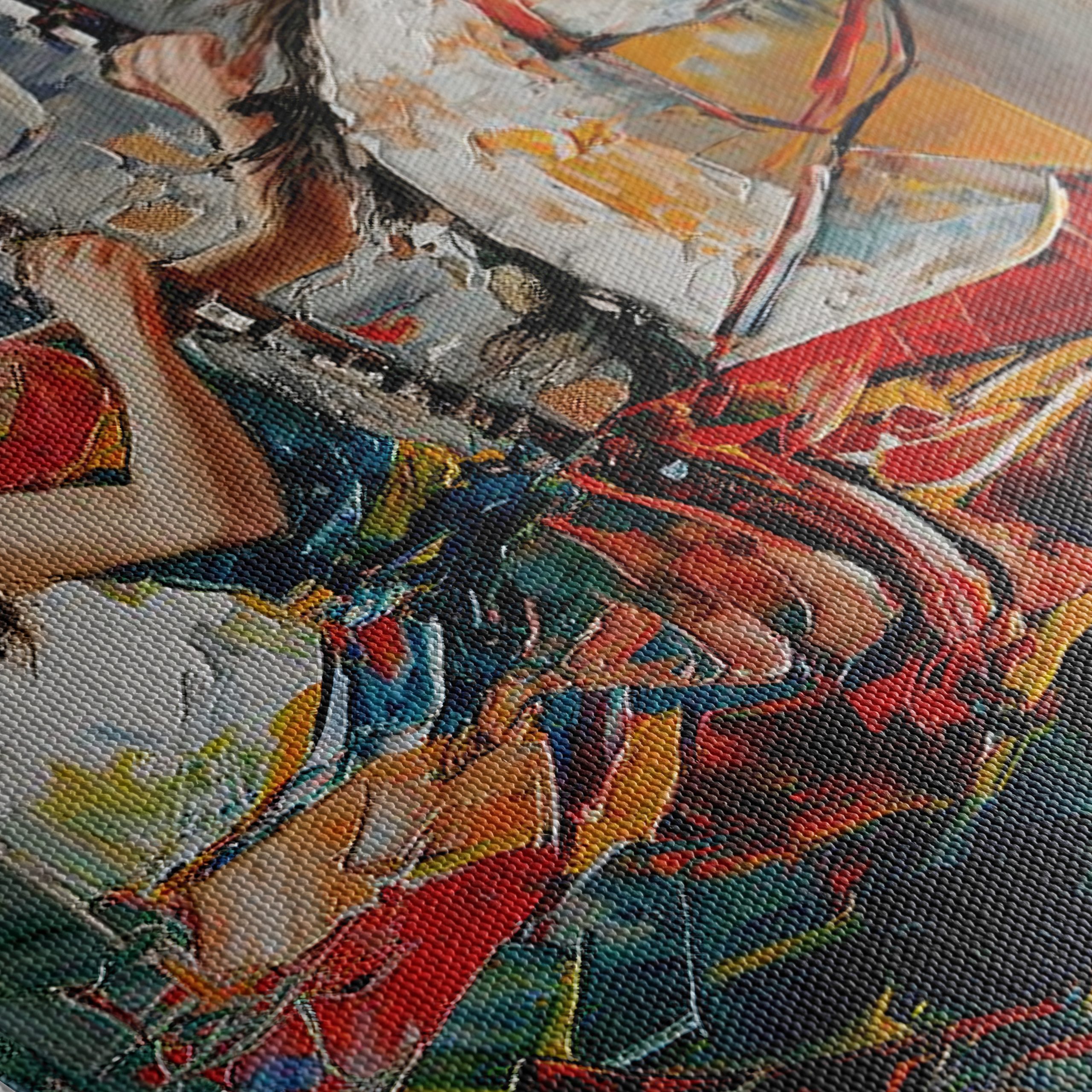 Vibrant Abstract Carousel Art - Image 5