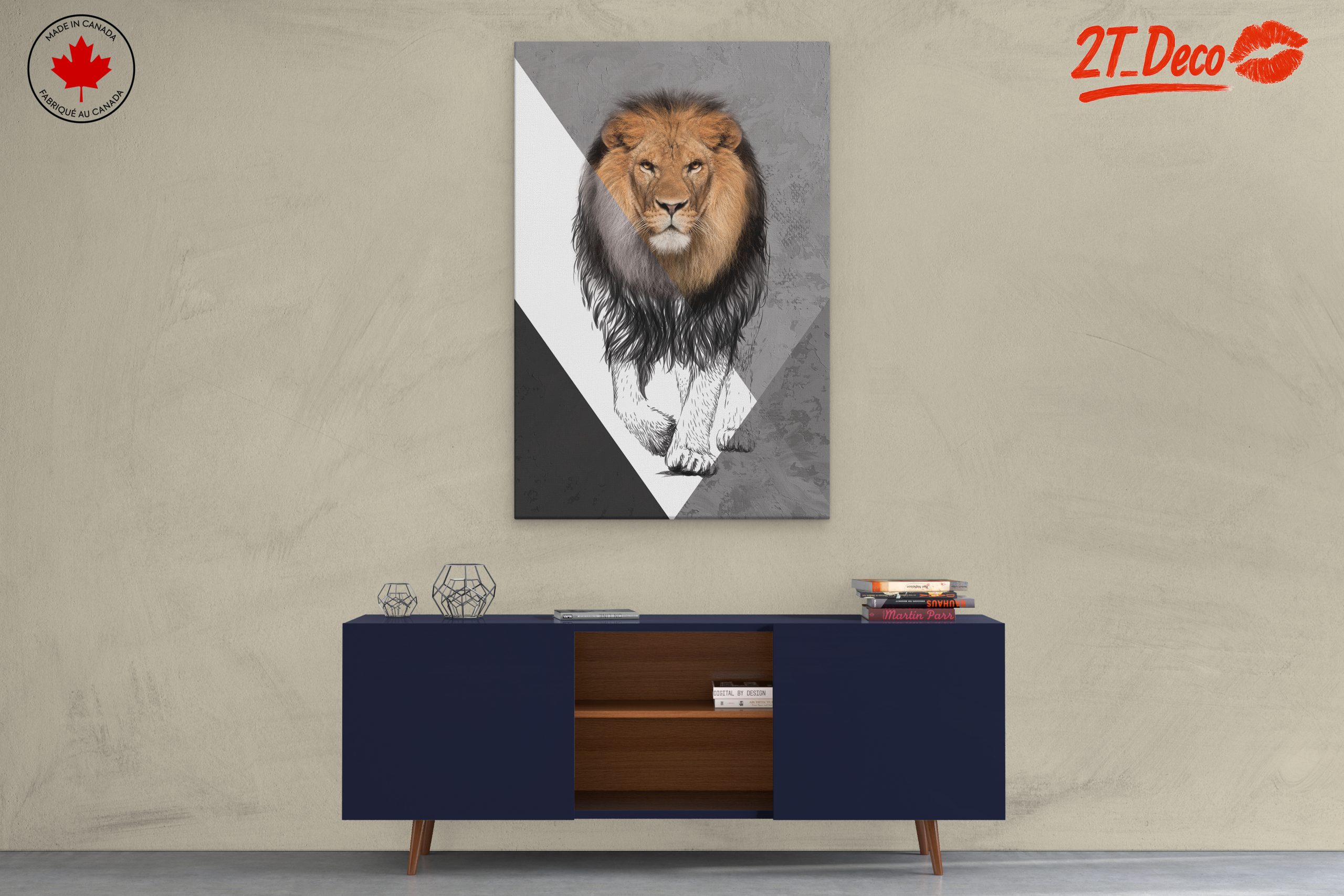 Majestic Lion Wall Art 2 - Image 3