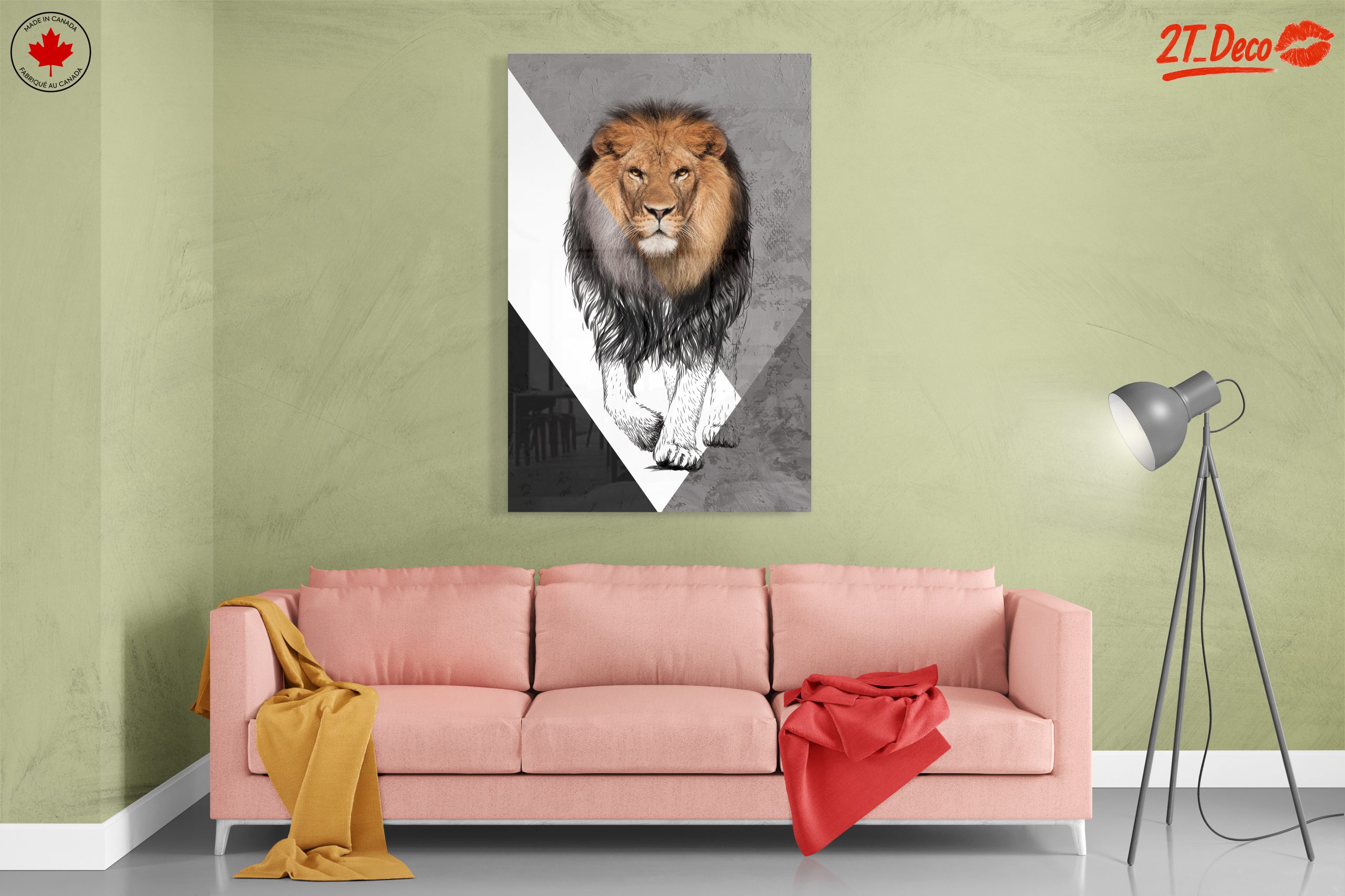 Majestic Lion Wall Art 2 - Image 7