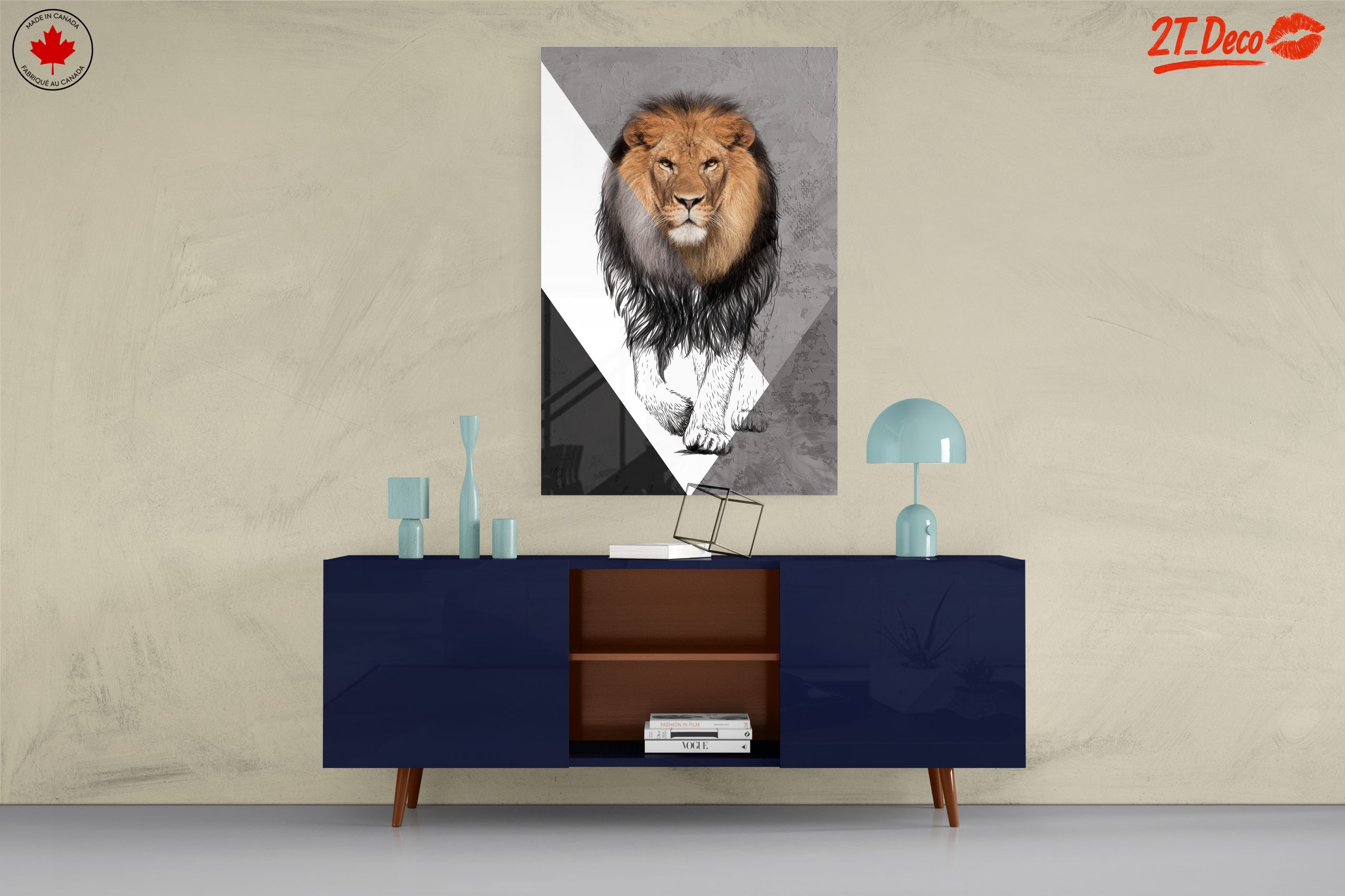 Majestic Lion Wall Art 2 - Image 8