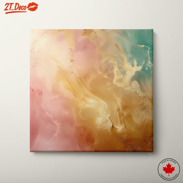 Abstract Colorful Swirls Art