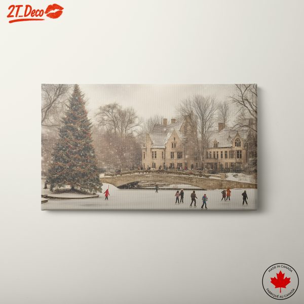 Charming Winter Christmas Scene