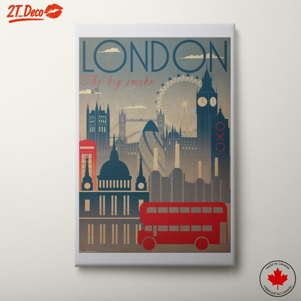 Stylized London Cityscape Art