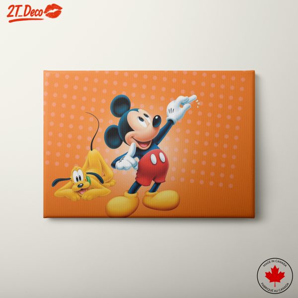 Mickey Mouse and Pluto Art