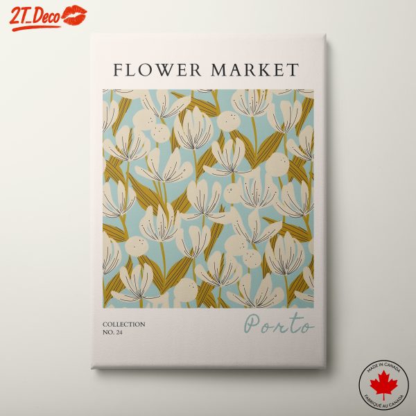 Floral Graphic Art Print with Elegant Design