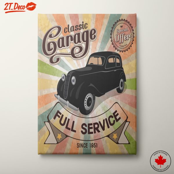 Classic Garage Service Art