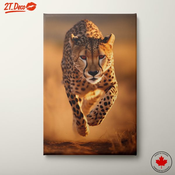 Majestic Cheetah in Motion