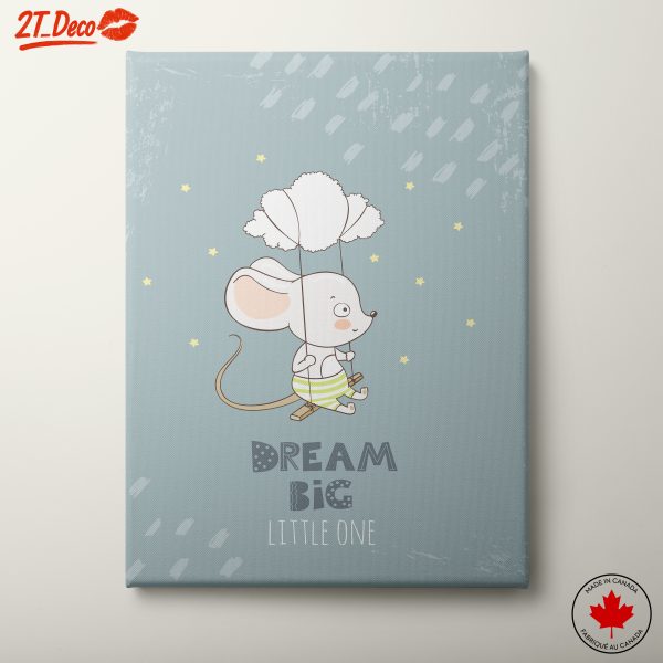 Adorable Mouse Dreaming Big Art