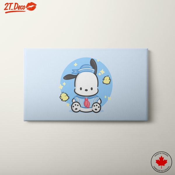 Adorable Cute Puppy and Chick Illustration