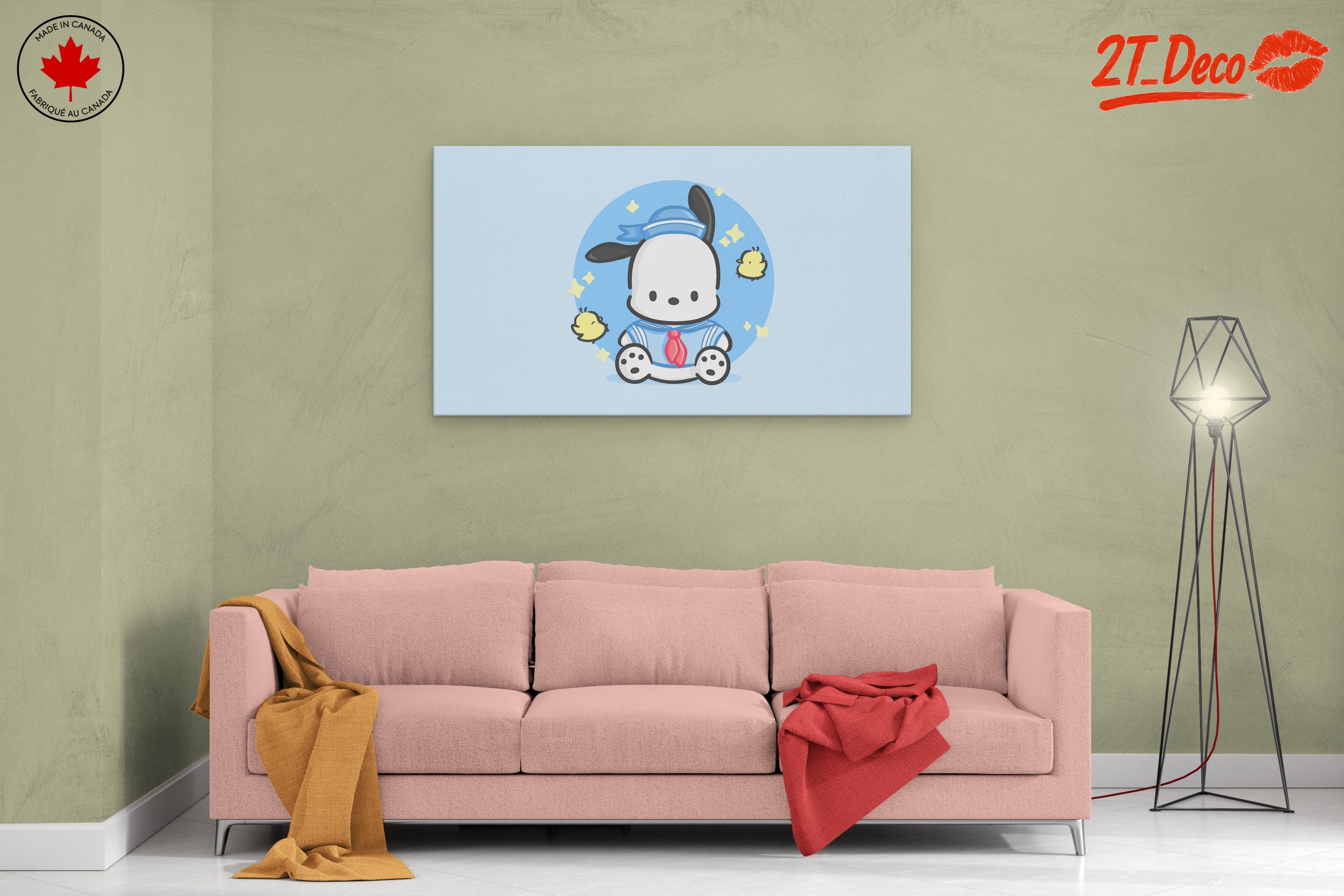 Adorable Cute Puppy and Chick Illustration - Image 2