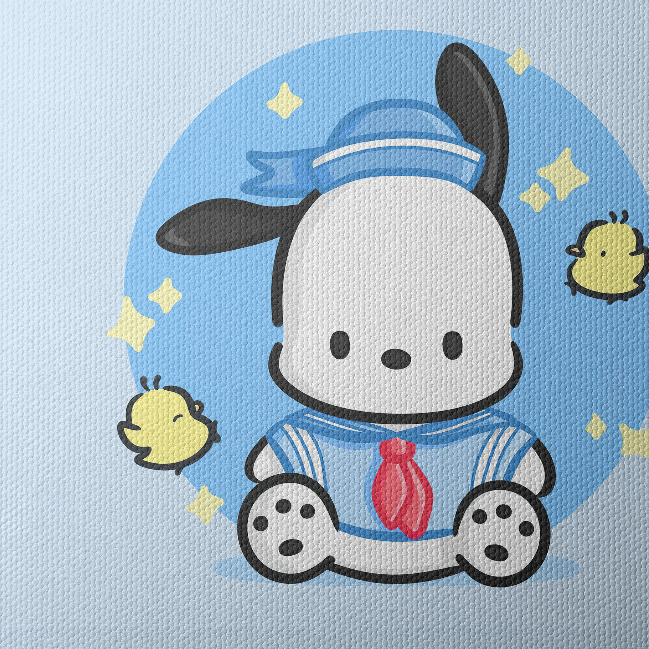 Adorable Cute Puppy and Chick Illustration - Image 4
