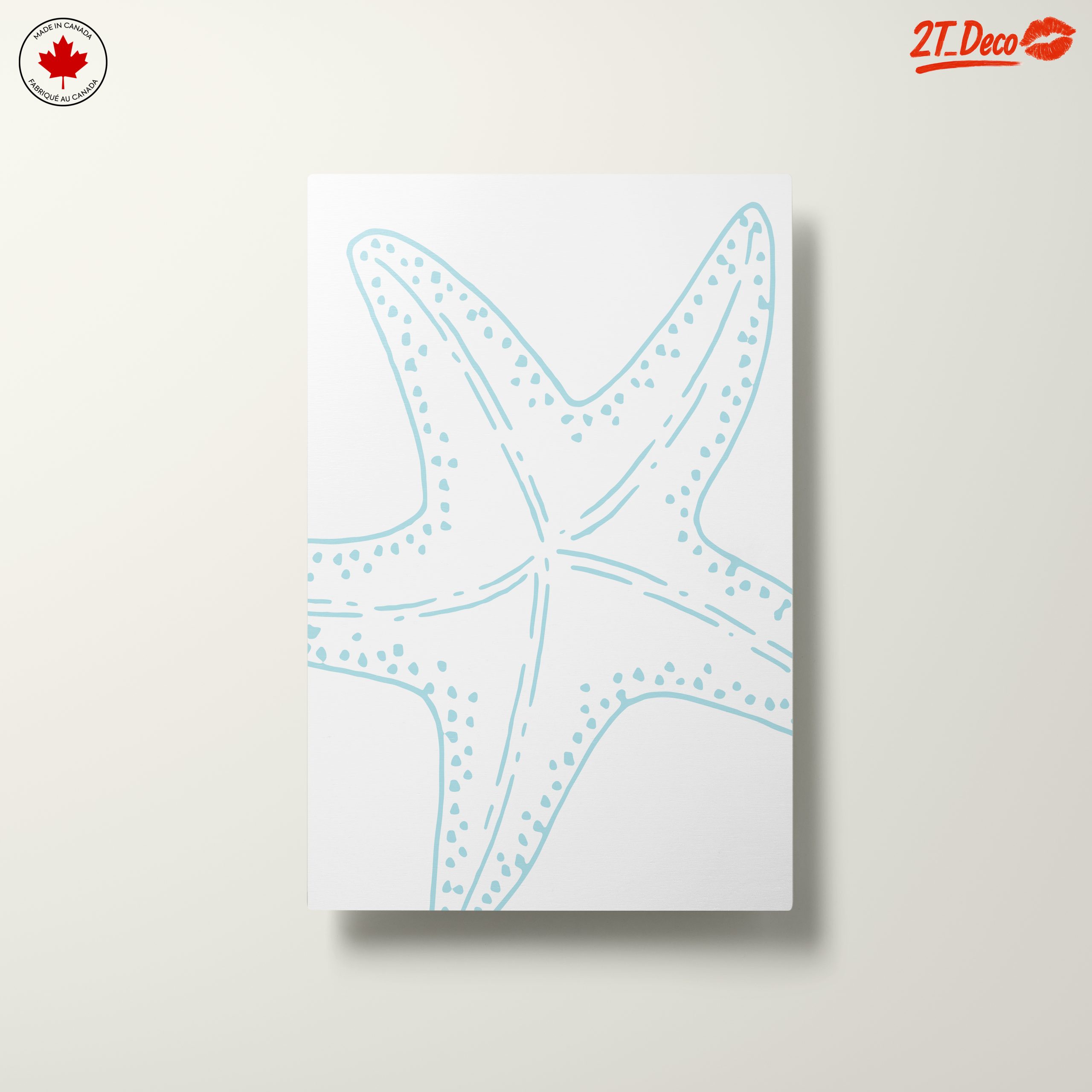 Delicate Minimalist Starfish Artwork - Image 10