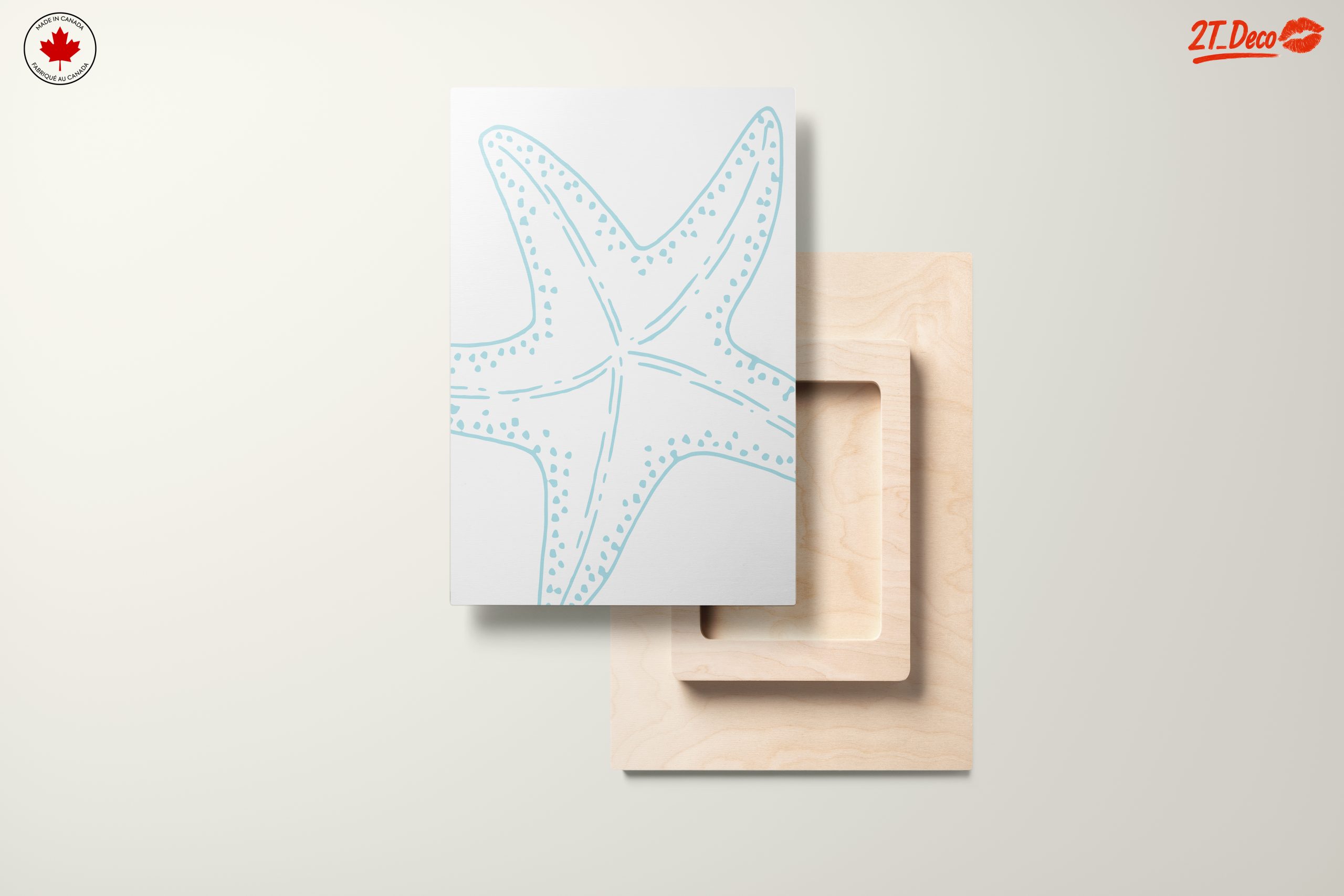 Delicate Minimalist Starfish Artwork - Image 11