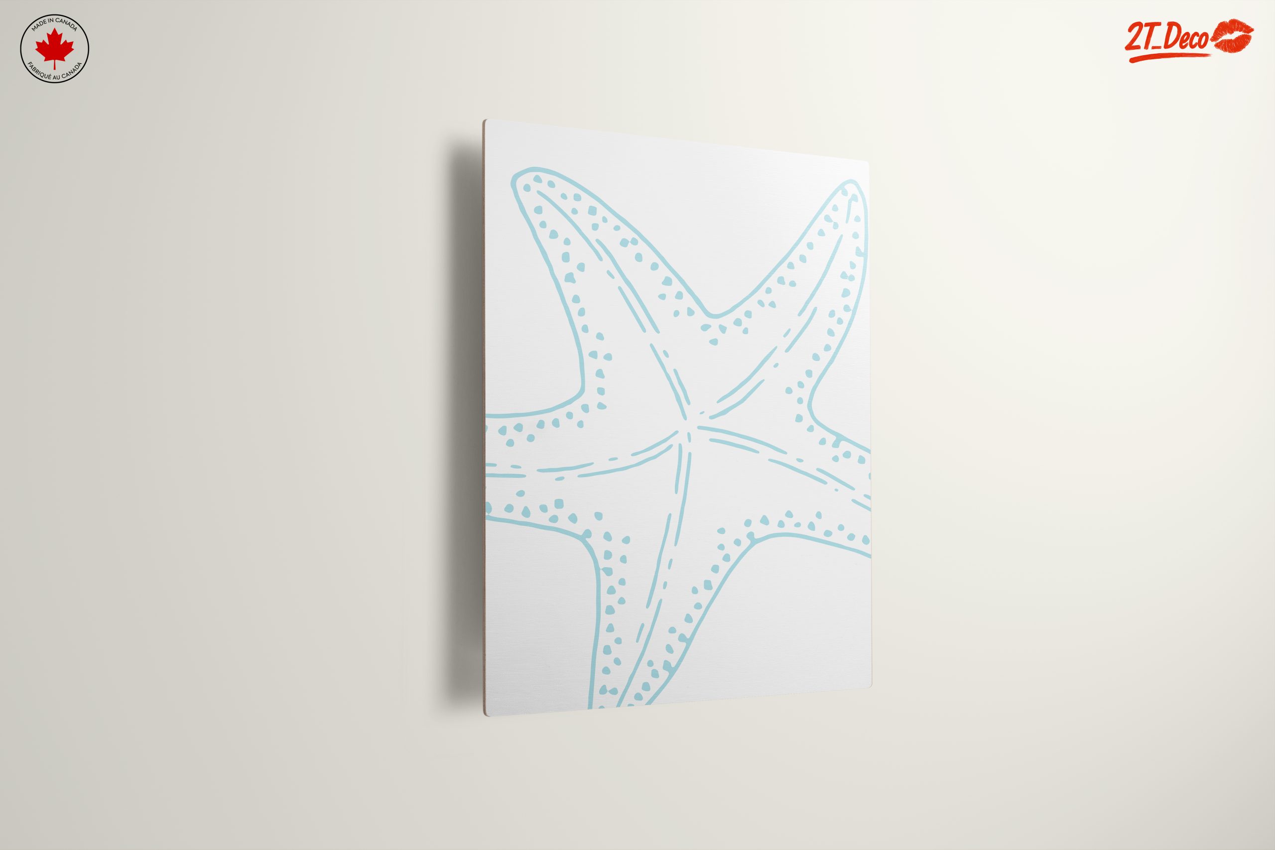 Delicate Minimalist Starfish Artwork - Image 13