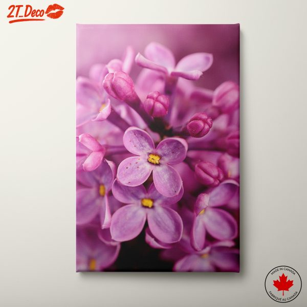 Delicate Purple Lilac Floral Art