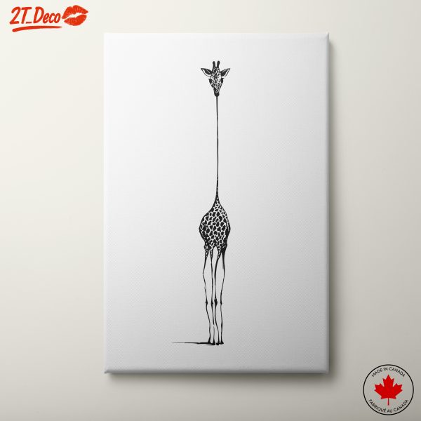 Stylized Giraffe Character Art