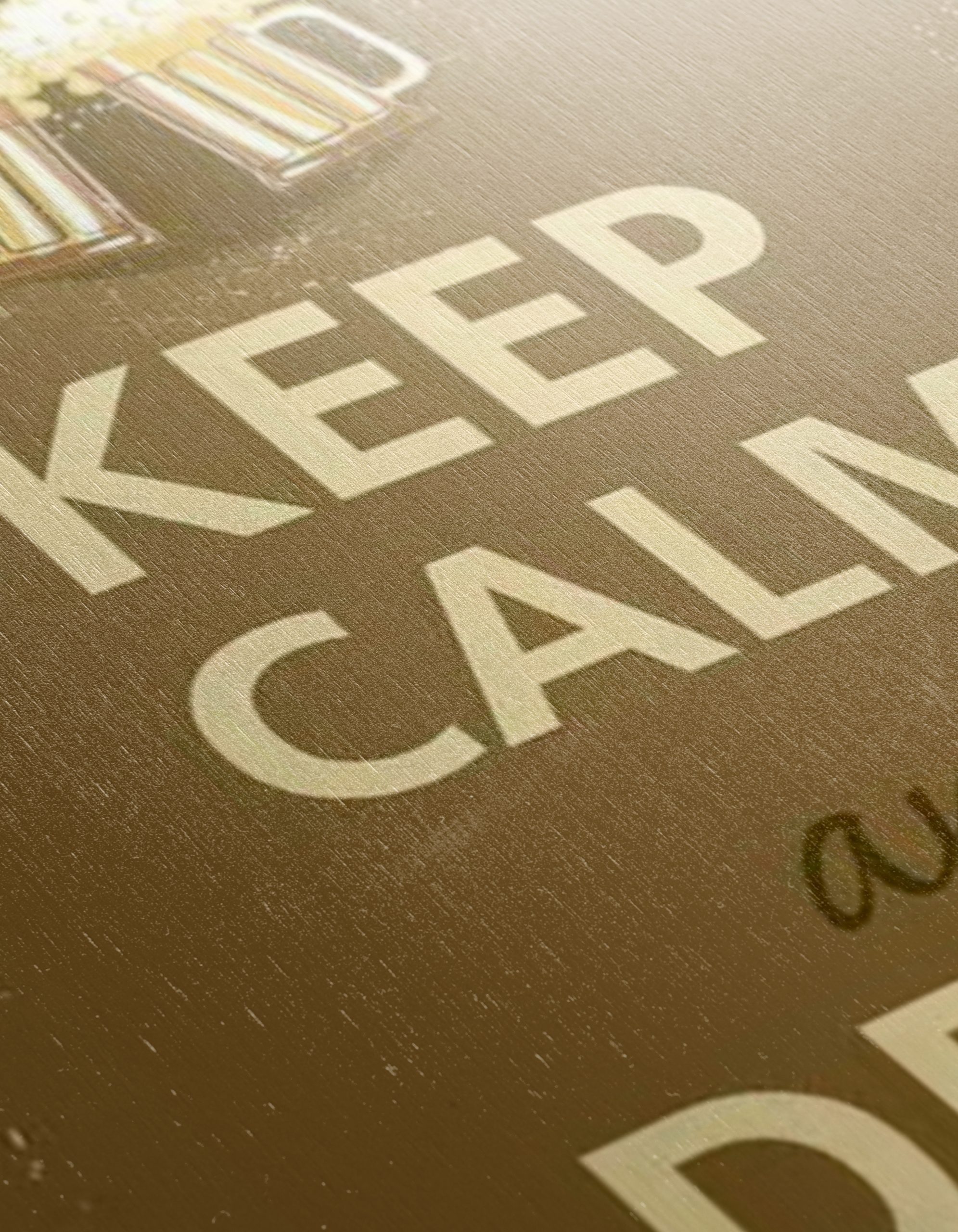 Keep Calm and Drink Beer Wall Art - Image 12