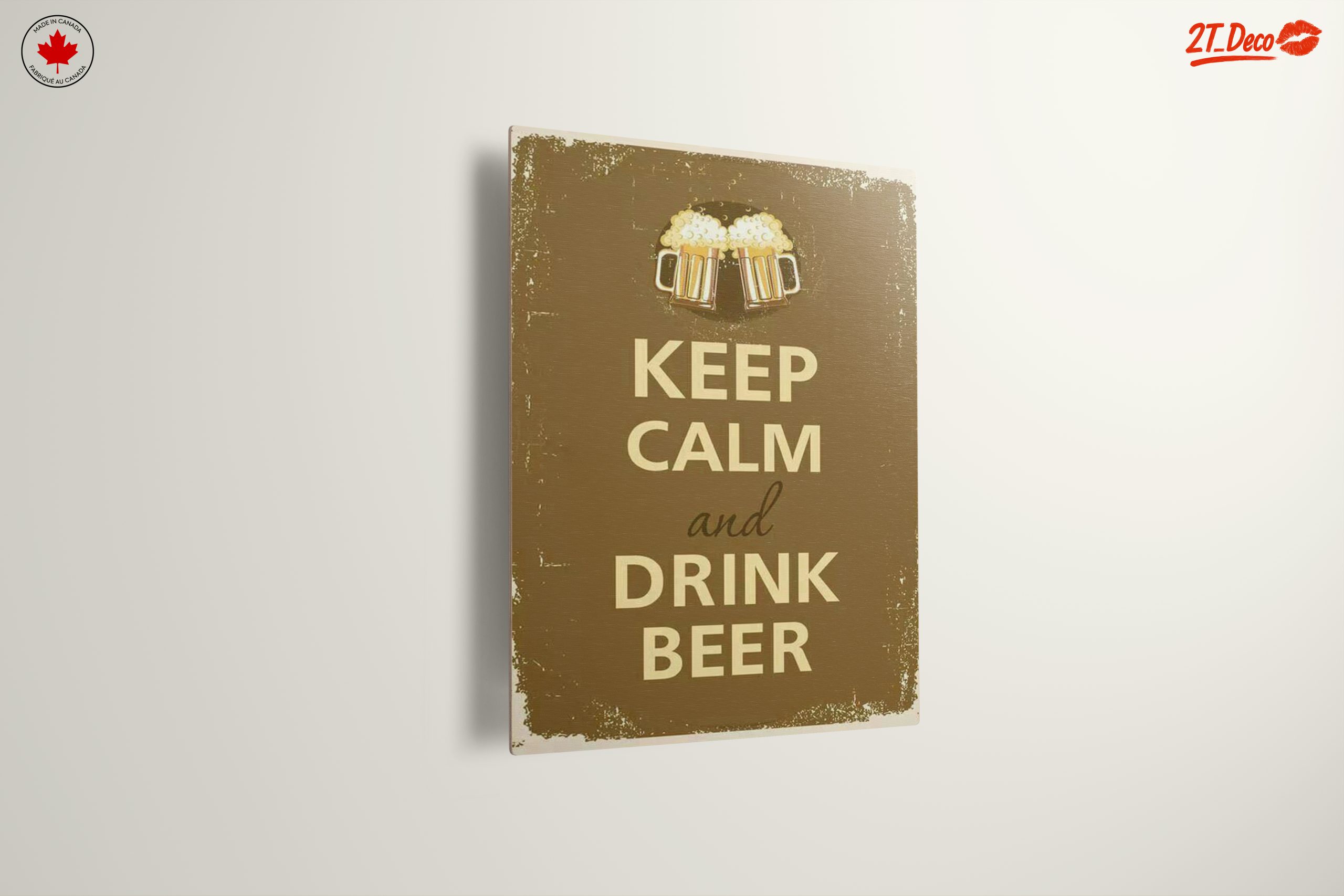 Keep Calm and Drink Beer Wall Art - Image 13