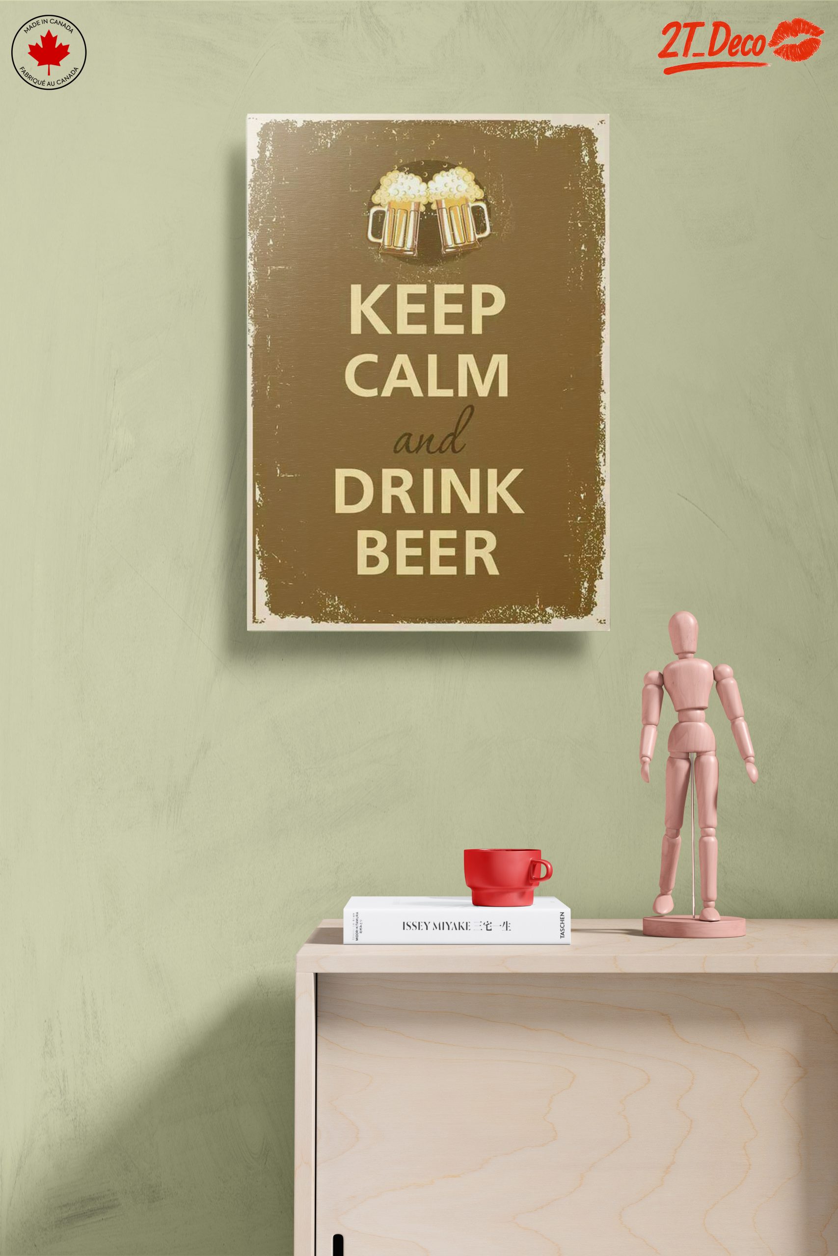 Keep Calm and Drink Beer Wall Art - Image 14