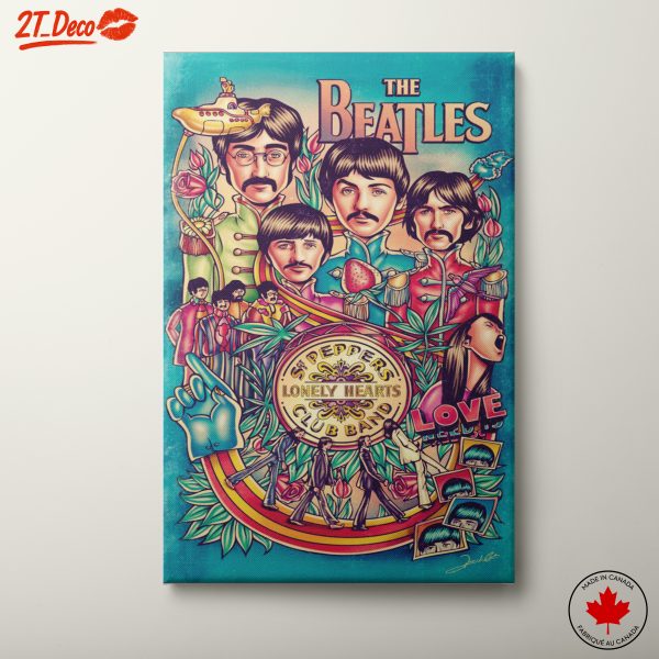 The Beatles St. Pepper's Lonely Hearts Club Band Art