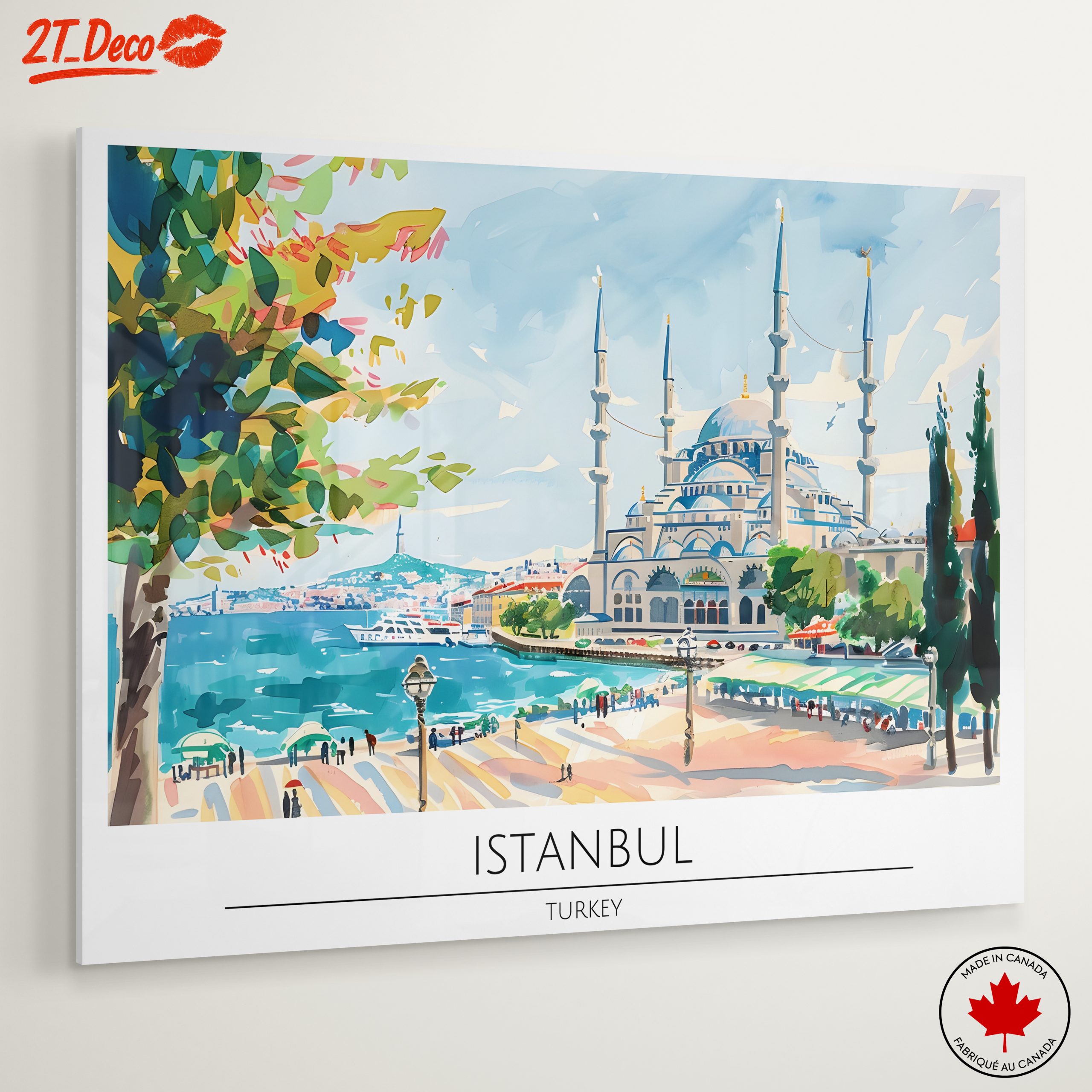 Istanbul Cityscape Art - Image 6