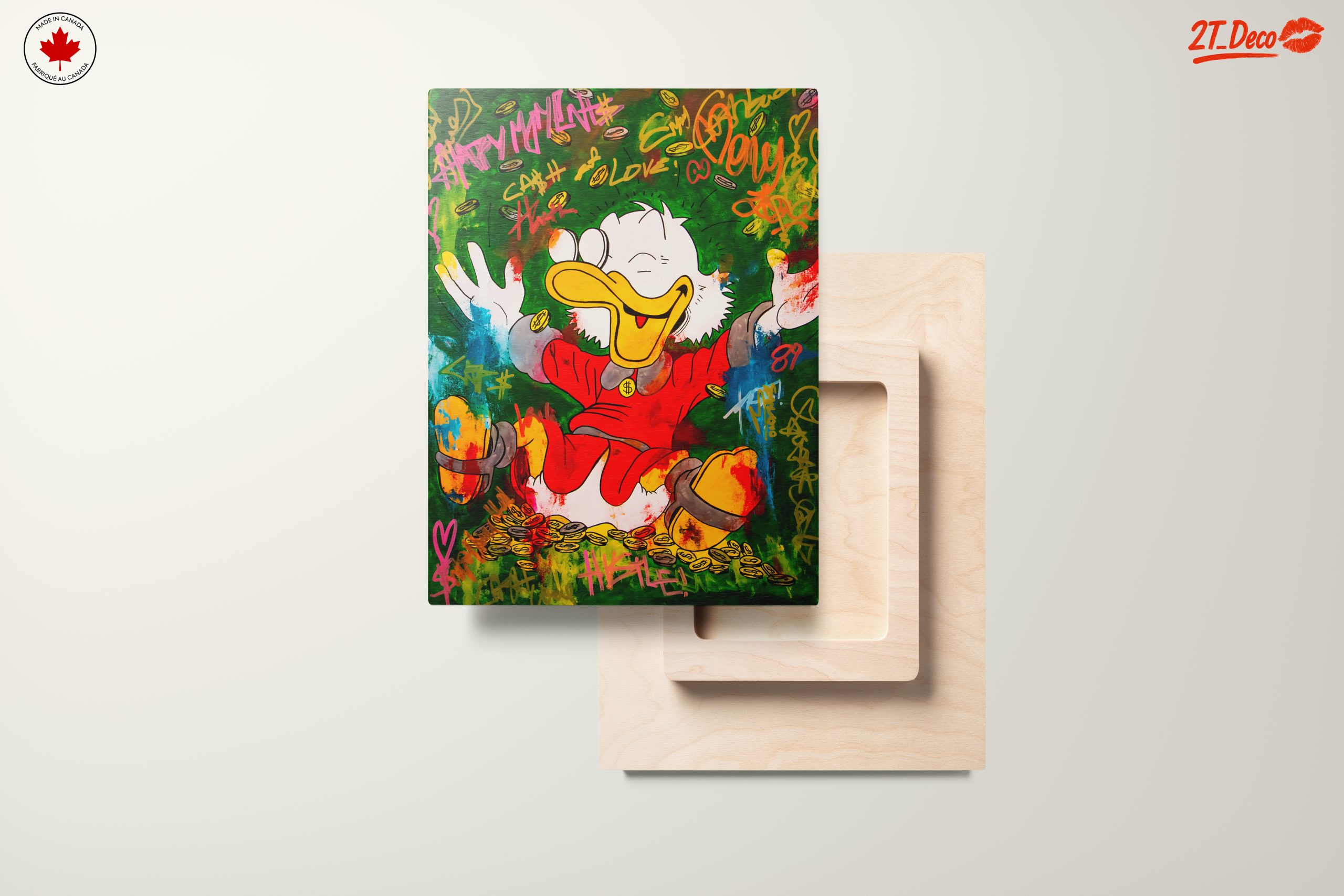 Cheerful Cartoon Character Surrounded by Coins - Image 11