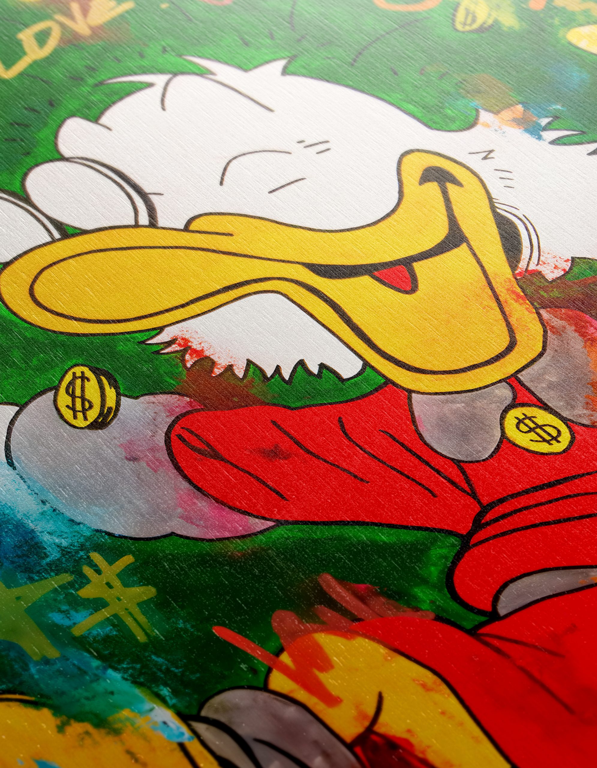 Cheerful Cartoon Character Surrounded by Coins - Image 12