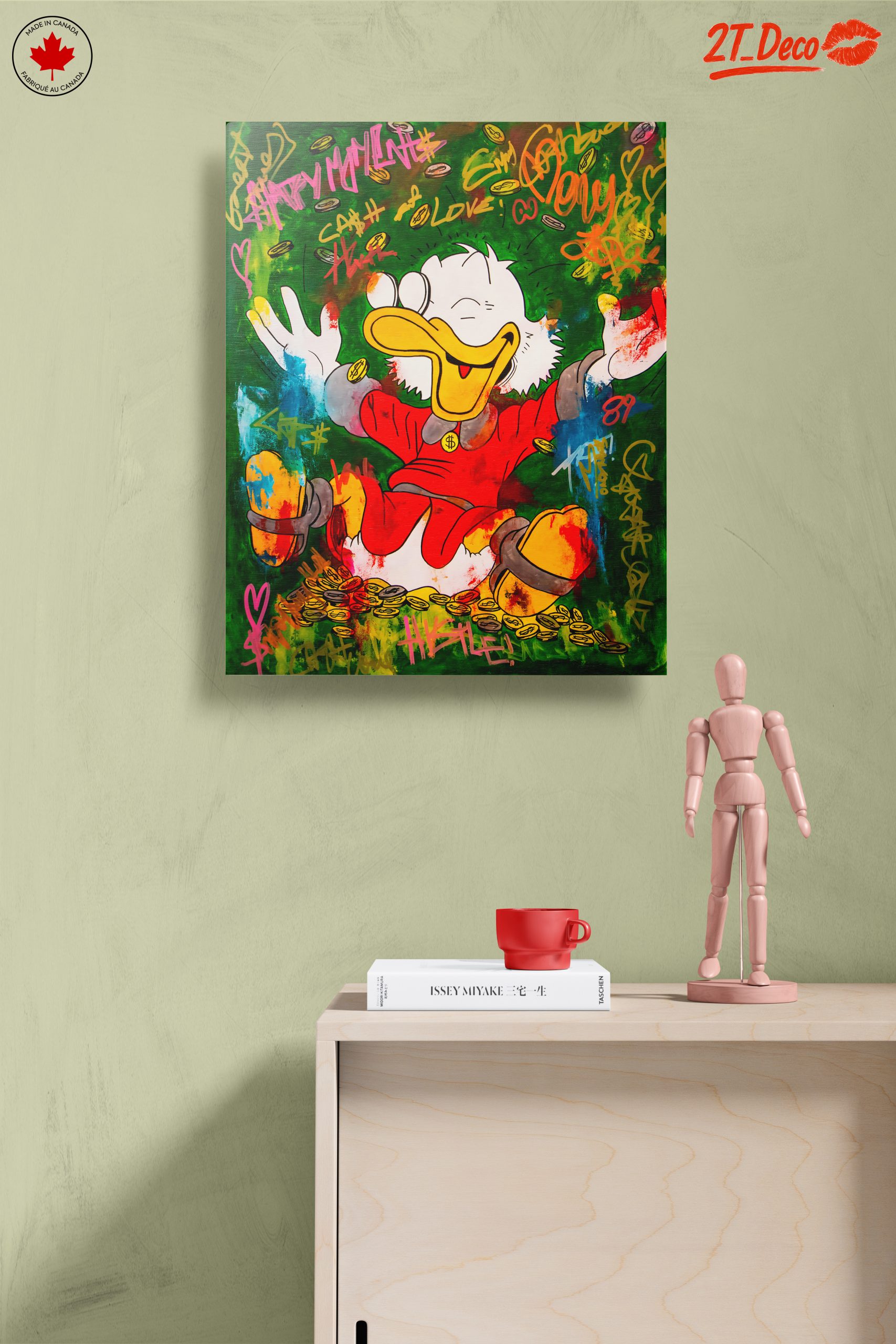 Cheerful Cartoon Character Surrounded by Coins - Image 14
