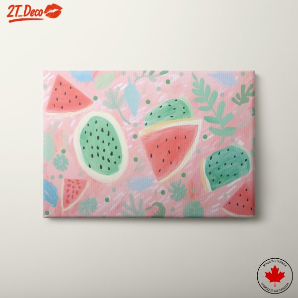 Colorful Abstract Watermelon Art 2